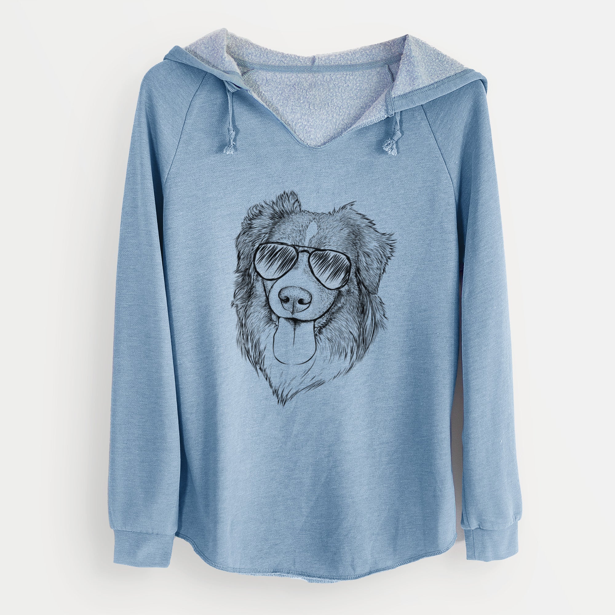 Aviator Siena the Australian Shepherd - Cali Wave Hooded Sweatshirt