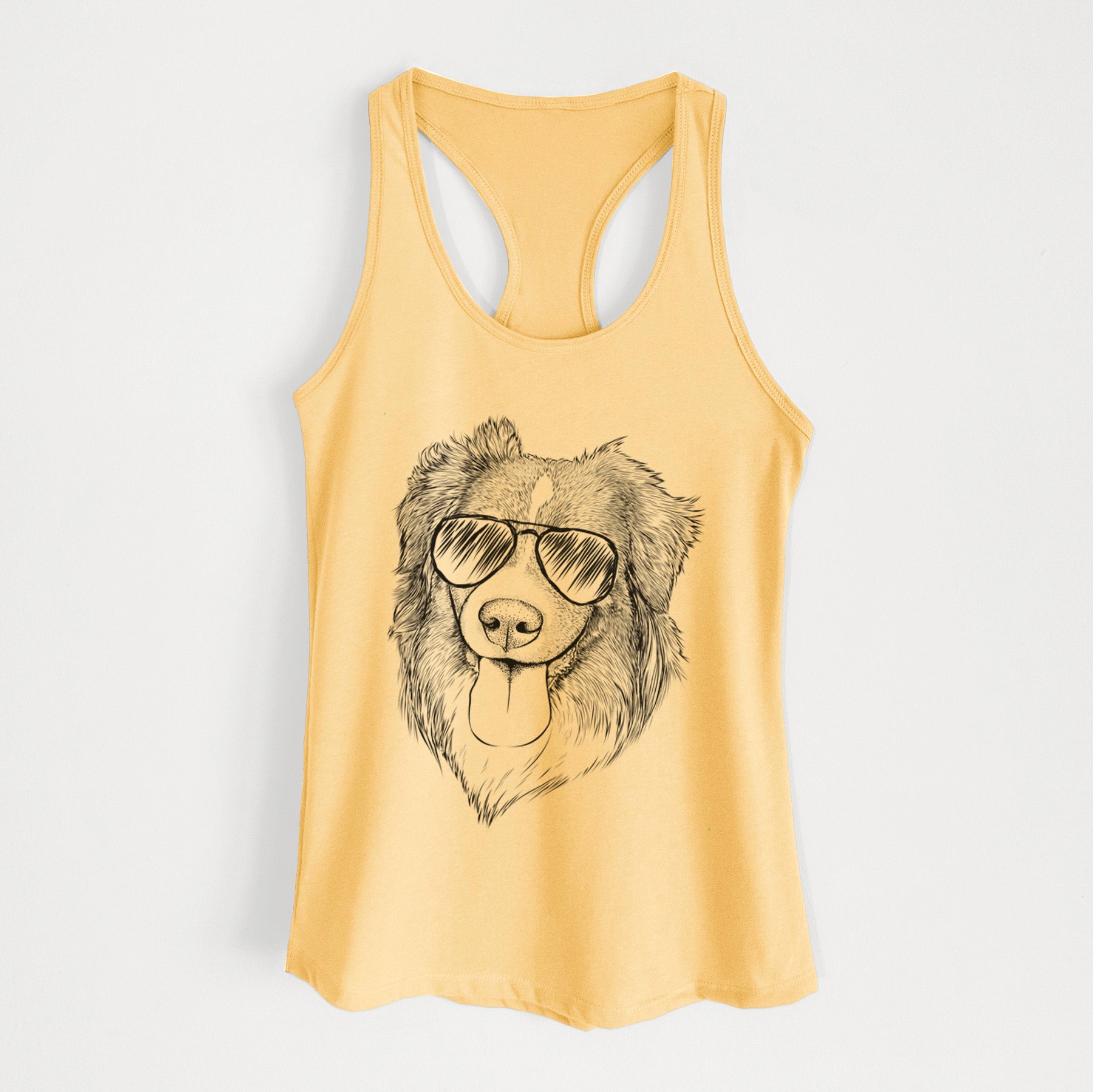 Siena the Australian Shepherd - Women's Racerback Tanktop