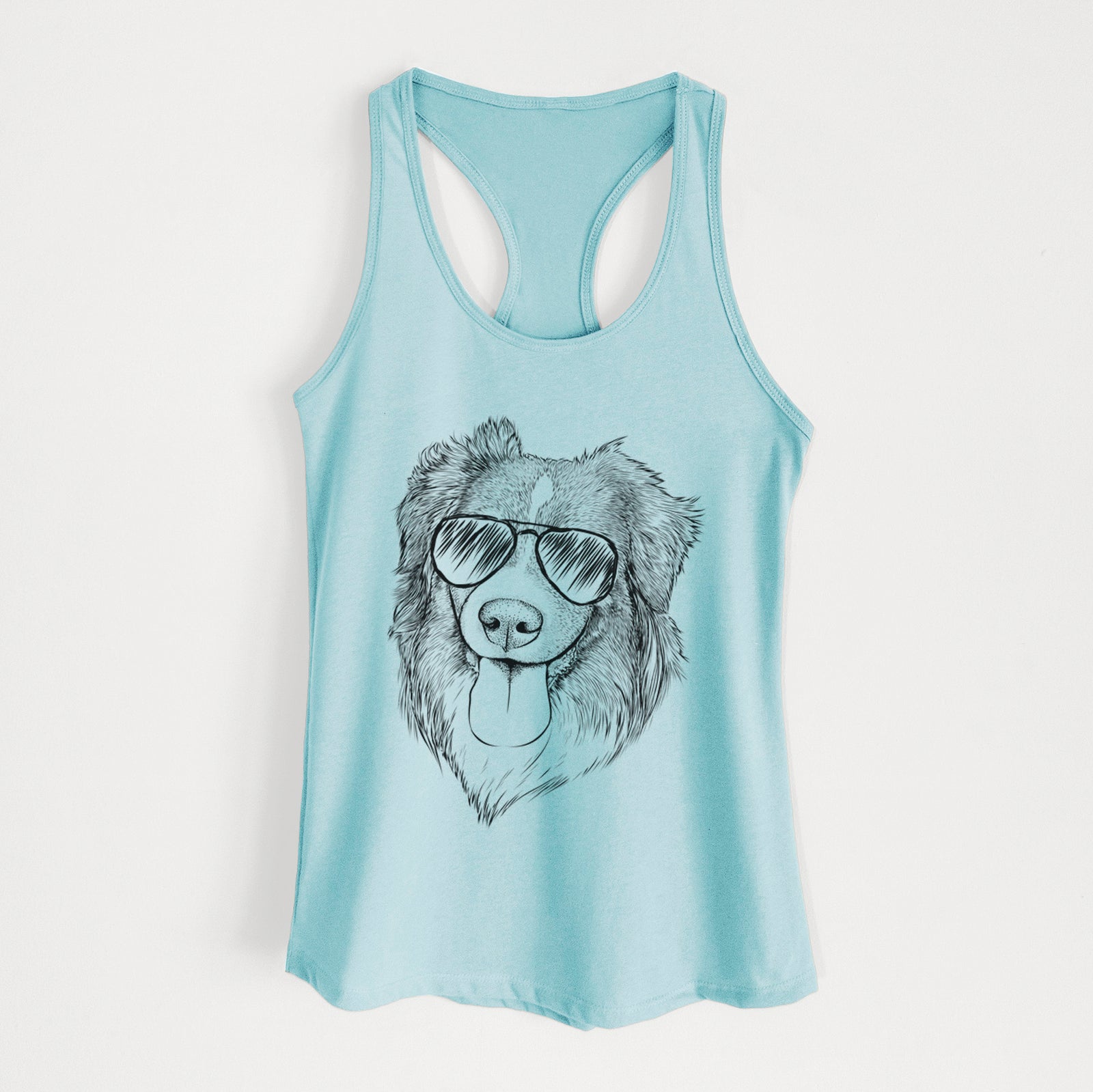 Siena the Australian Shepherd - Women's Racerback Tanktop