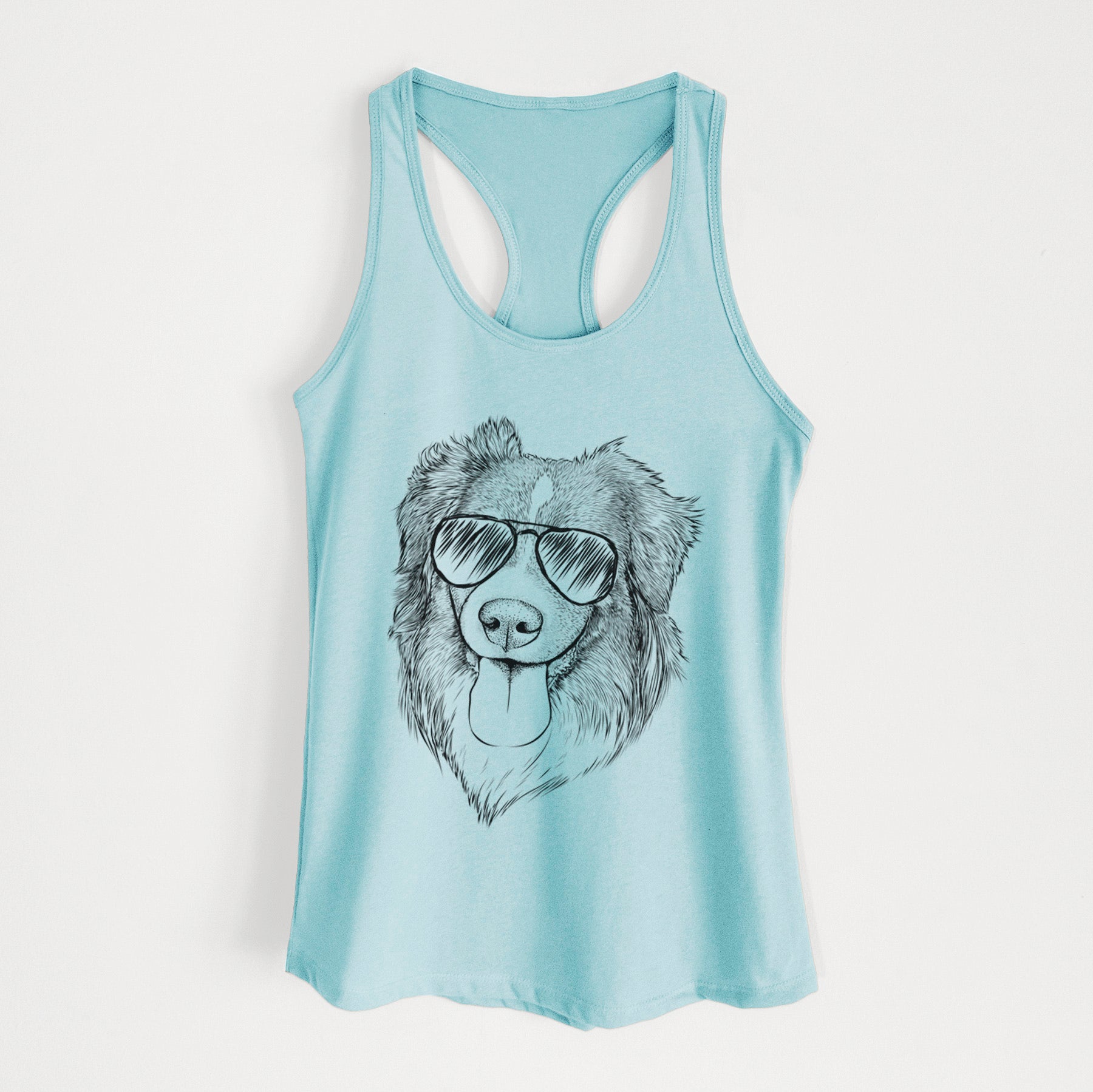 Siena the Australian Shepherd - Women's Racerback Tanktop