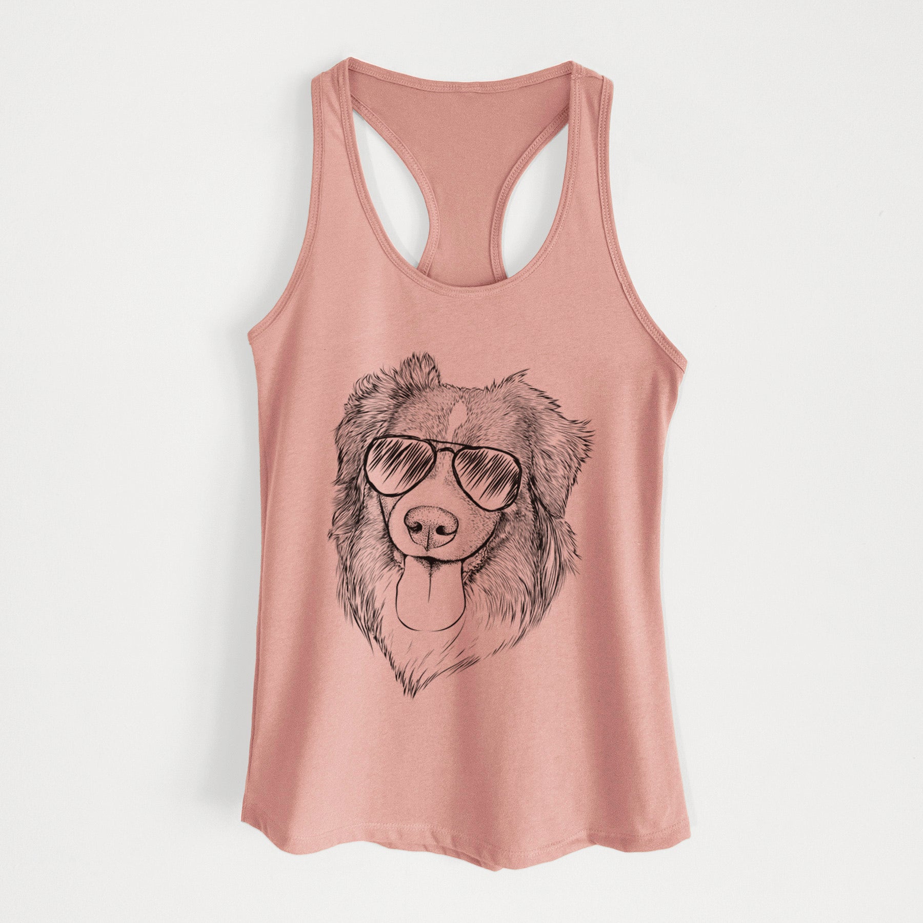 Siena the Australian Shepherd - Women's Racerback Tanktop