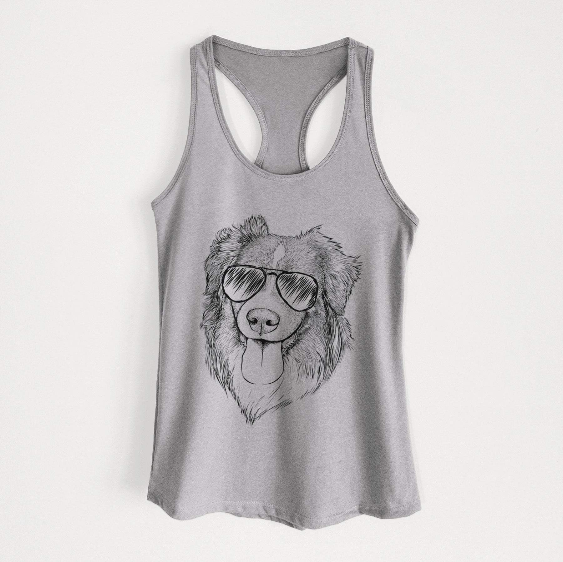 Siena the Australian Shepherd - Women's Racerback Tanktop