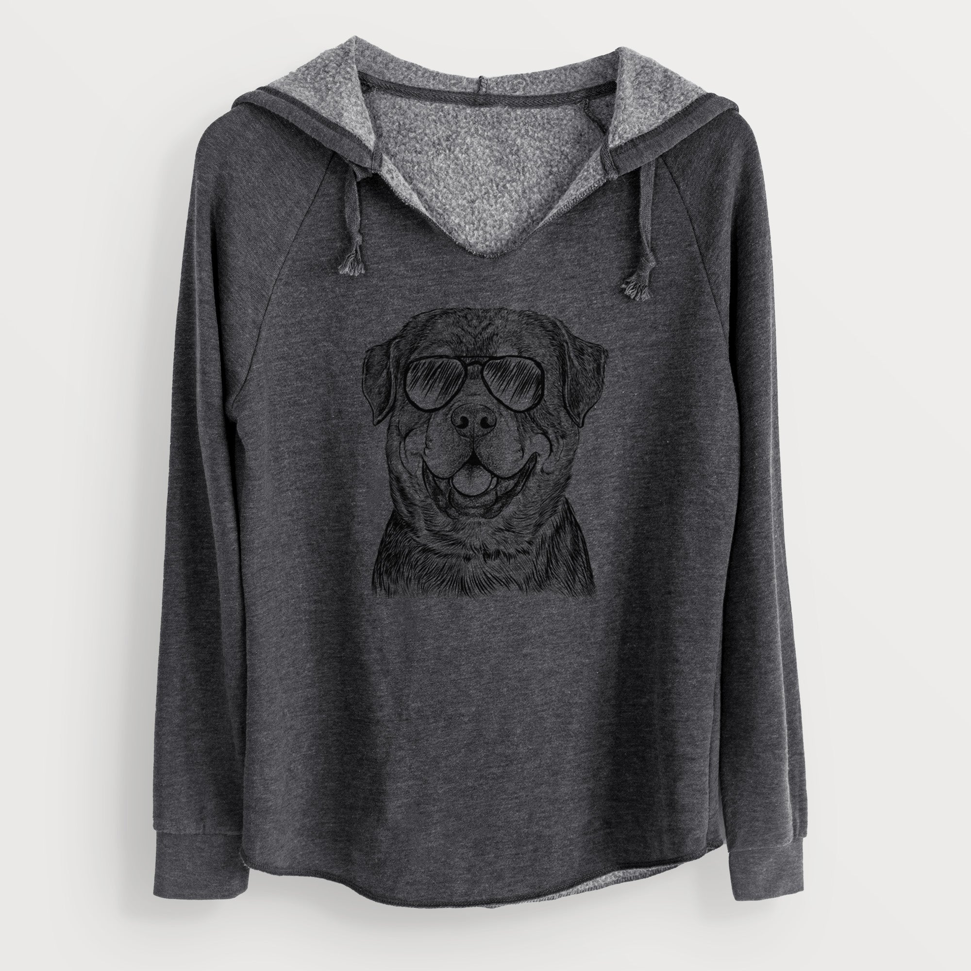 Aviator Sig the Rottweiler - Cali Wave Hooded Sweatshirt