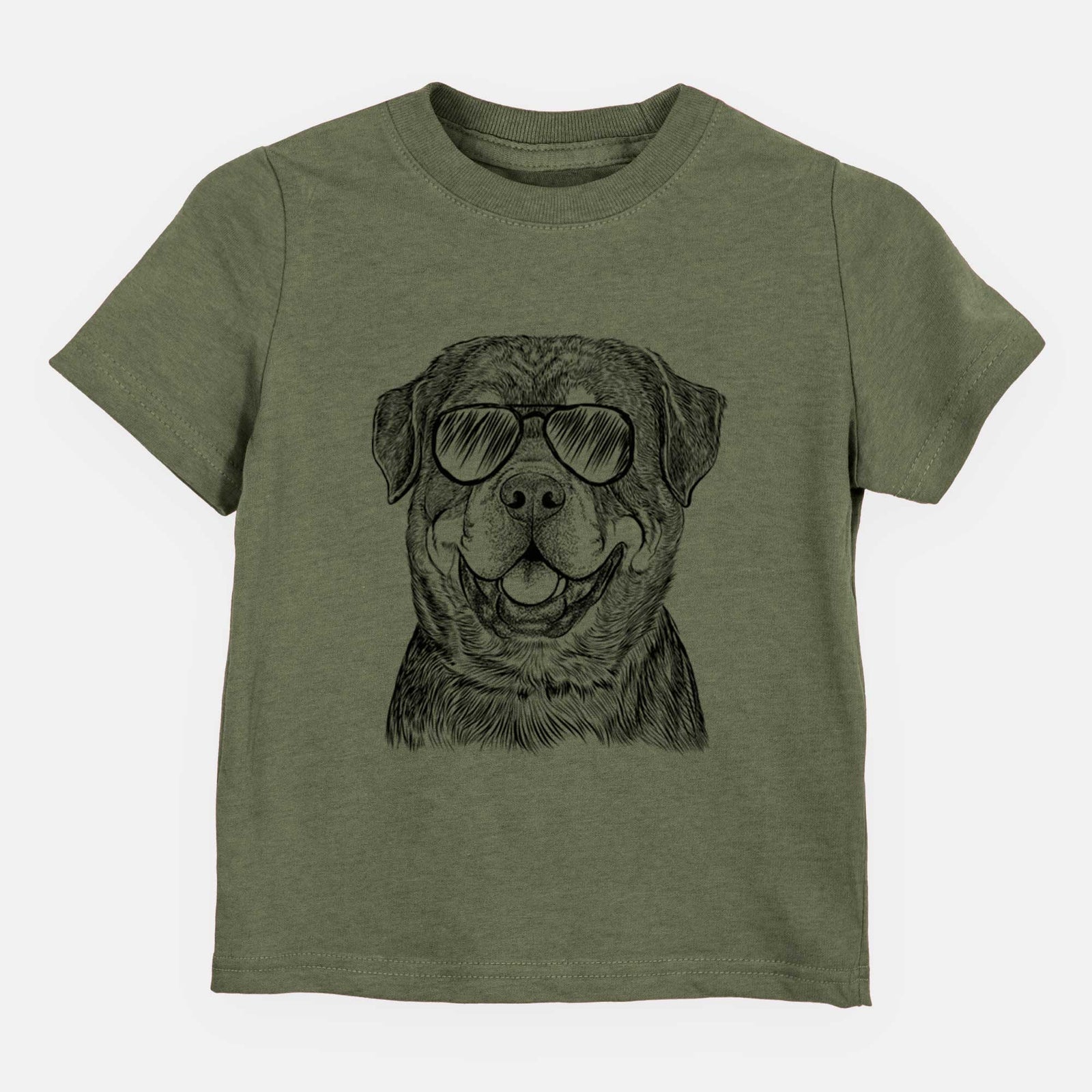 Aviator Sig the Rottweiler - Kids/Youth/Toddler Shirt