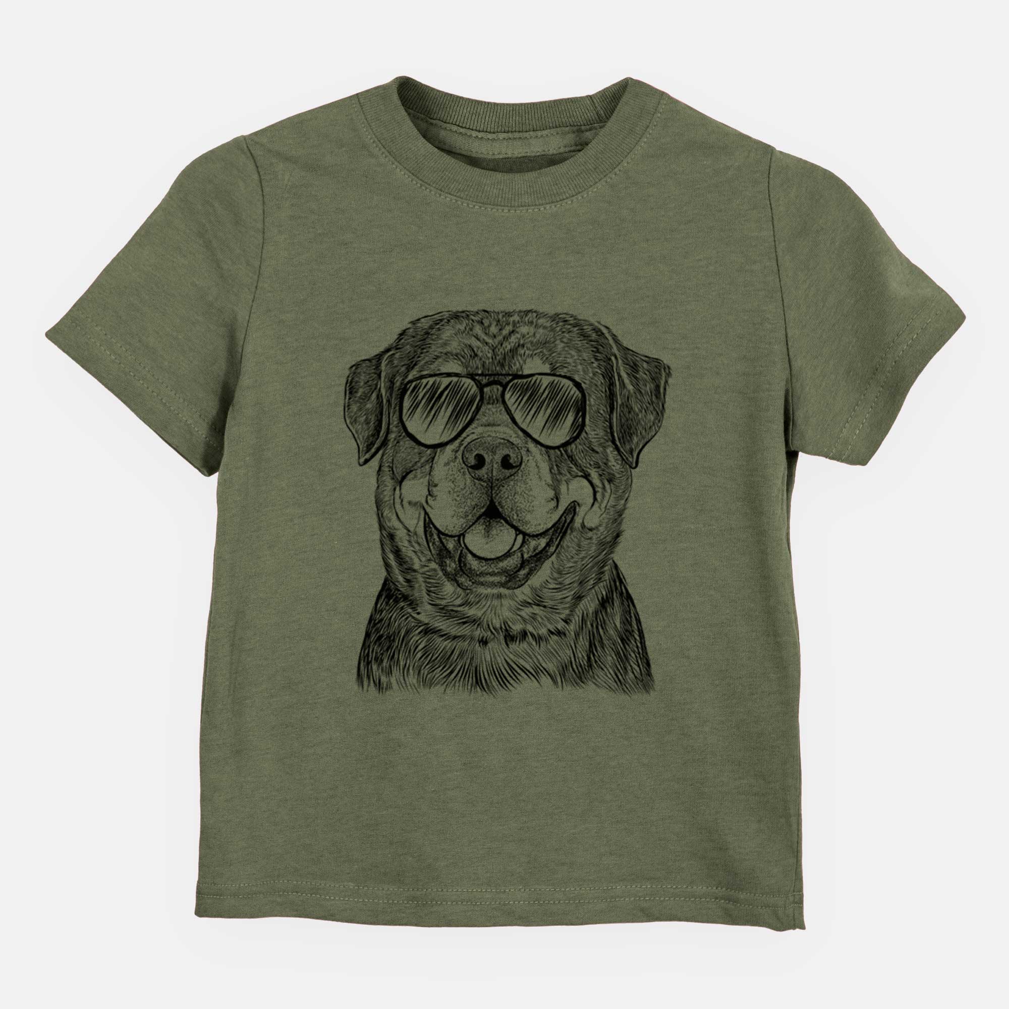 Aviator Sig the Rottweiler - Kids/Youth/Toddler Shirt