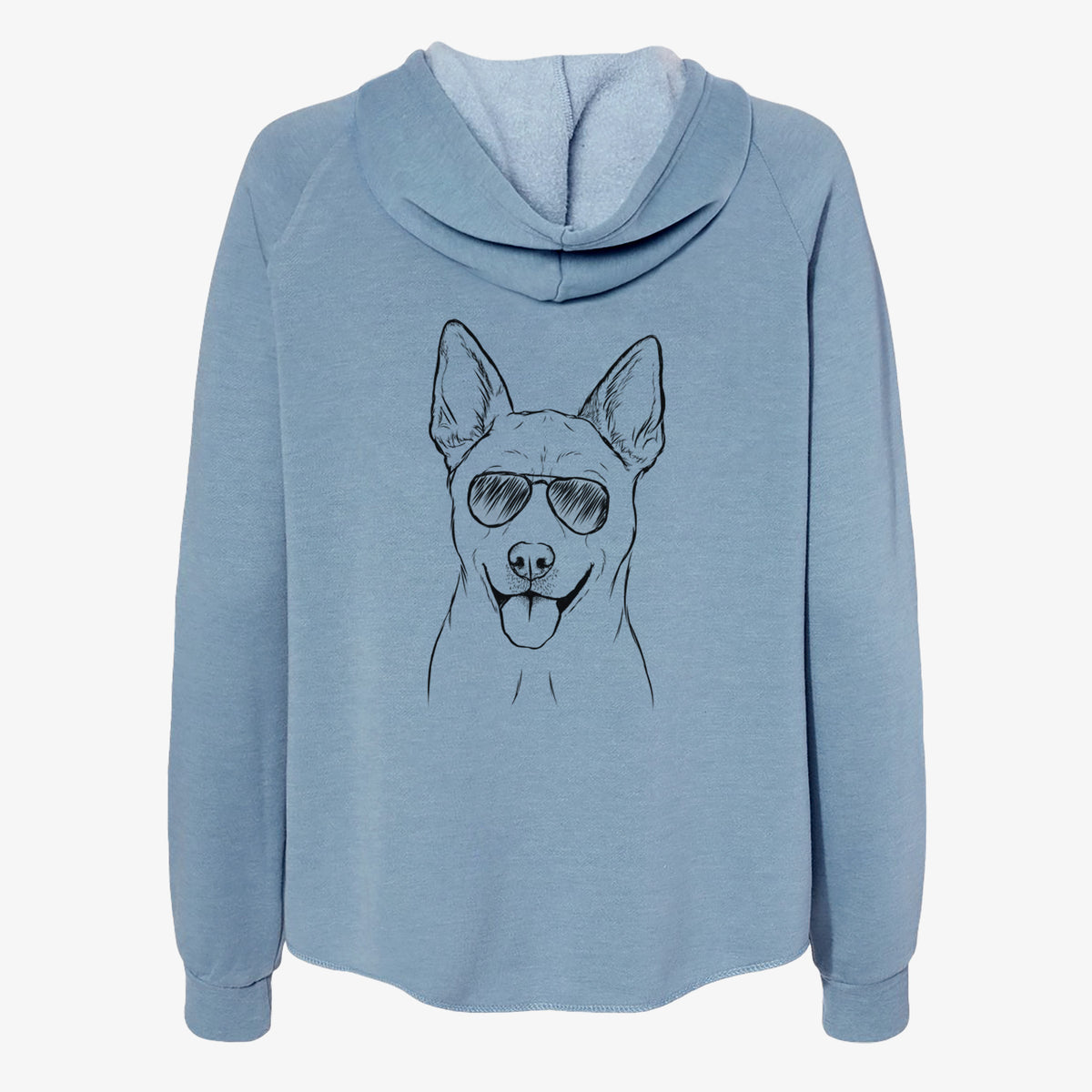 Silly Lilly the Mixed Breed - Women's Cali Wave Zip-Up Sweatshirt