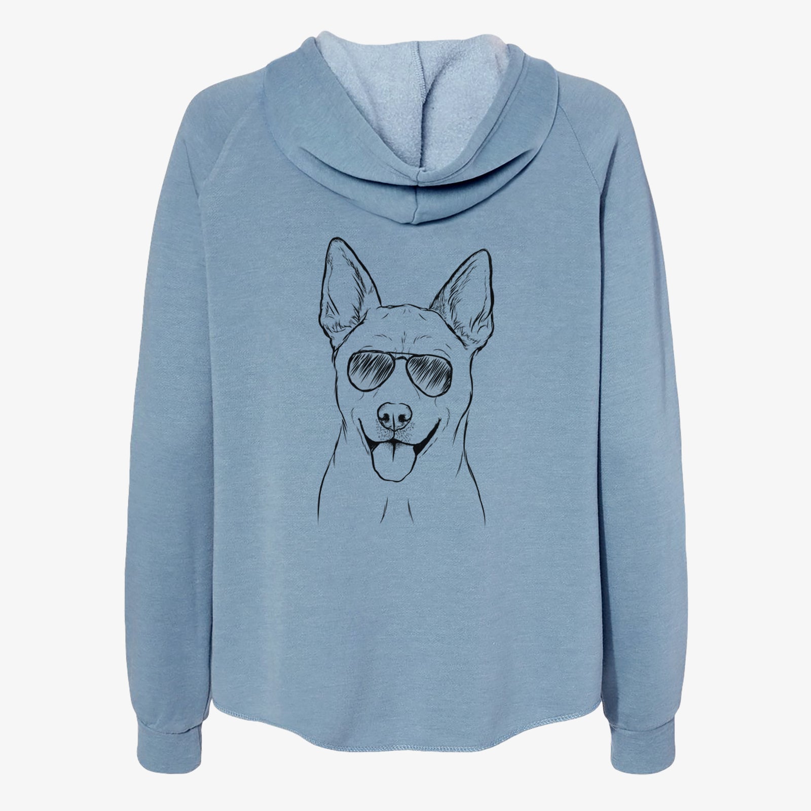 Silly Lilly the Mixed Breed - Women's Cali Wave Zip-Up Sweatshirt