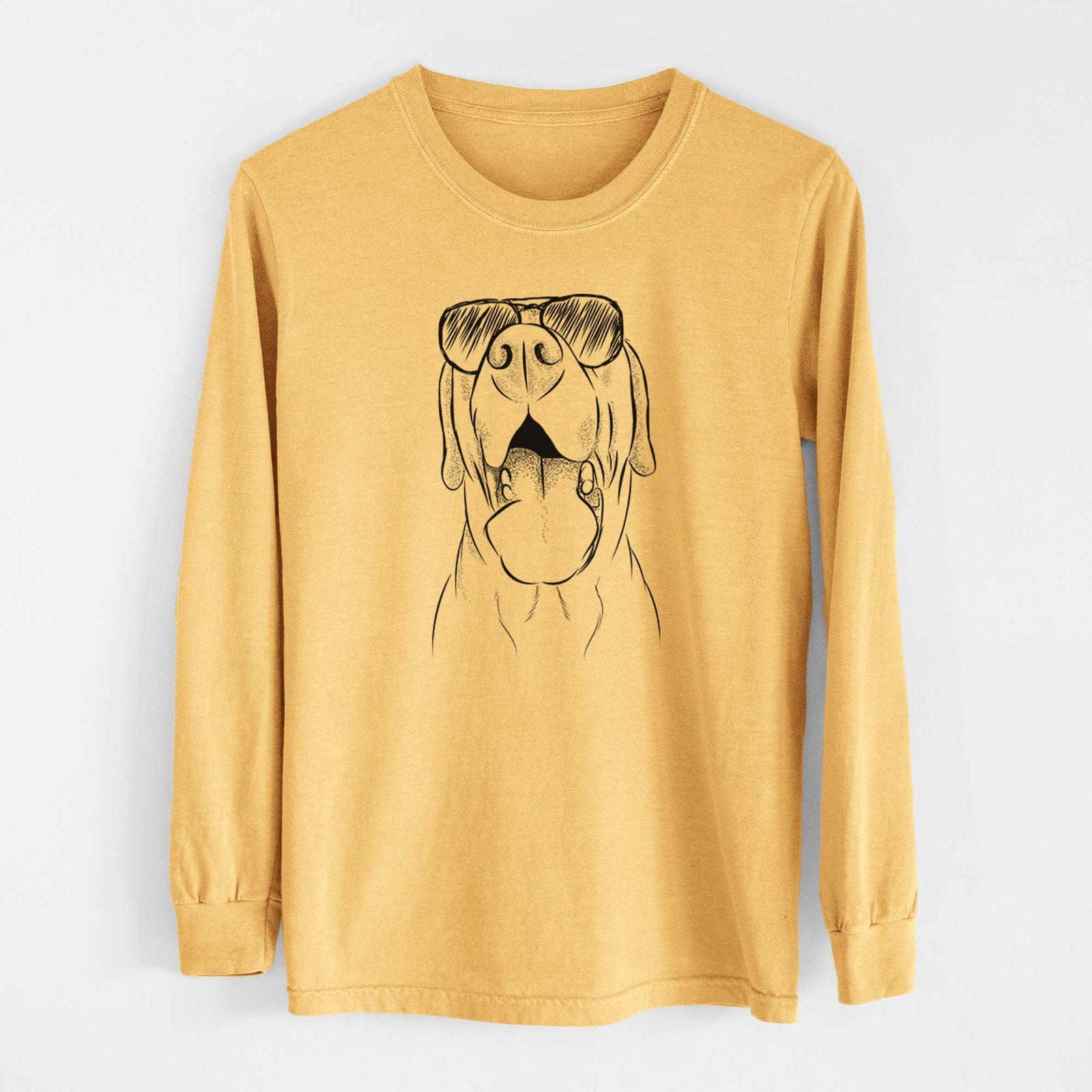 Aviators Silly Lilly the Labrador Retriever - Heavyweight 100% Cotton Long Sleeve