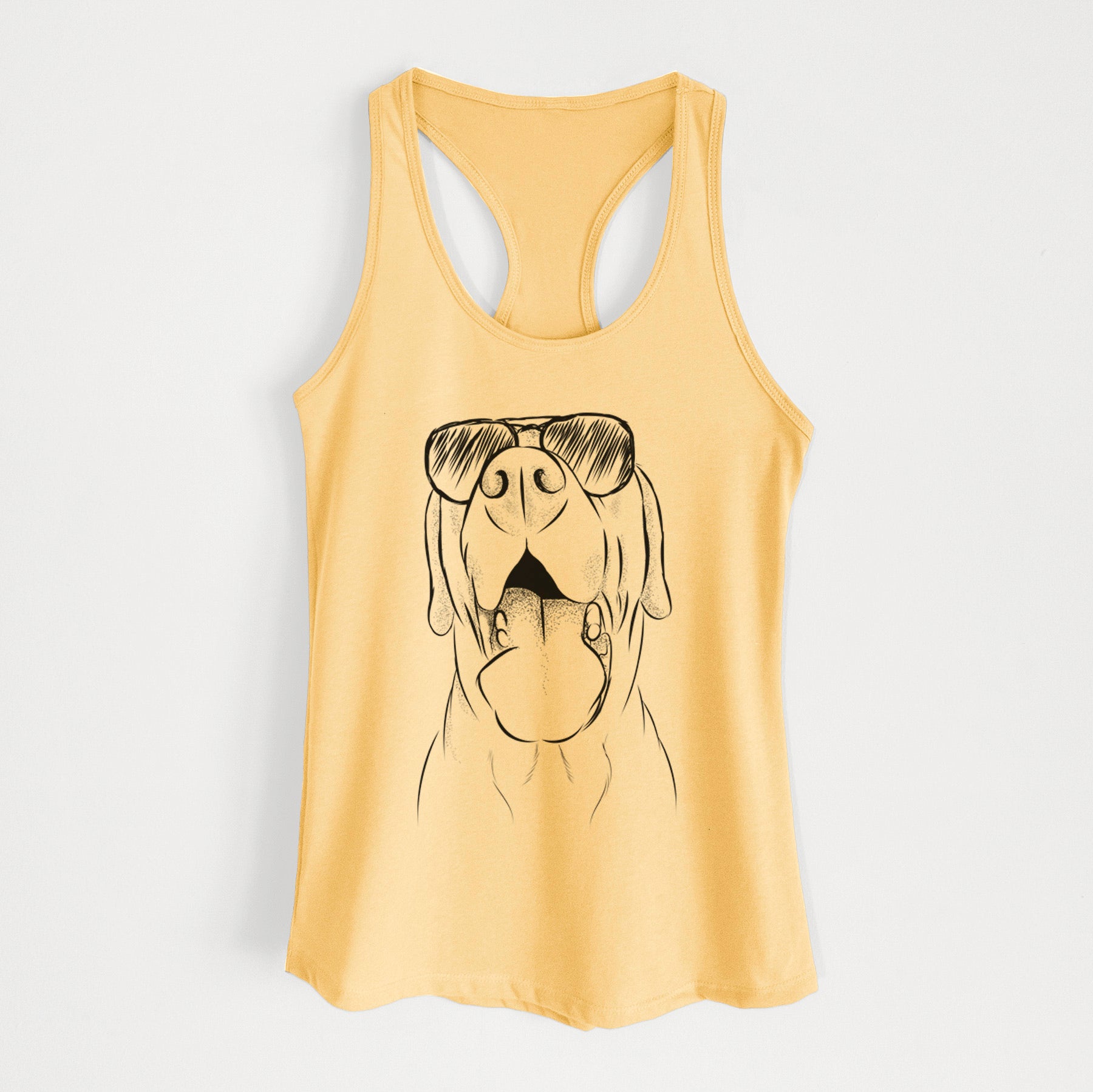 Silly Lilly the Labrador Retriever - Women's Racerback Tanktop