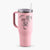 Simon the Mixed Breed - 40oz Tumbler with Handle