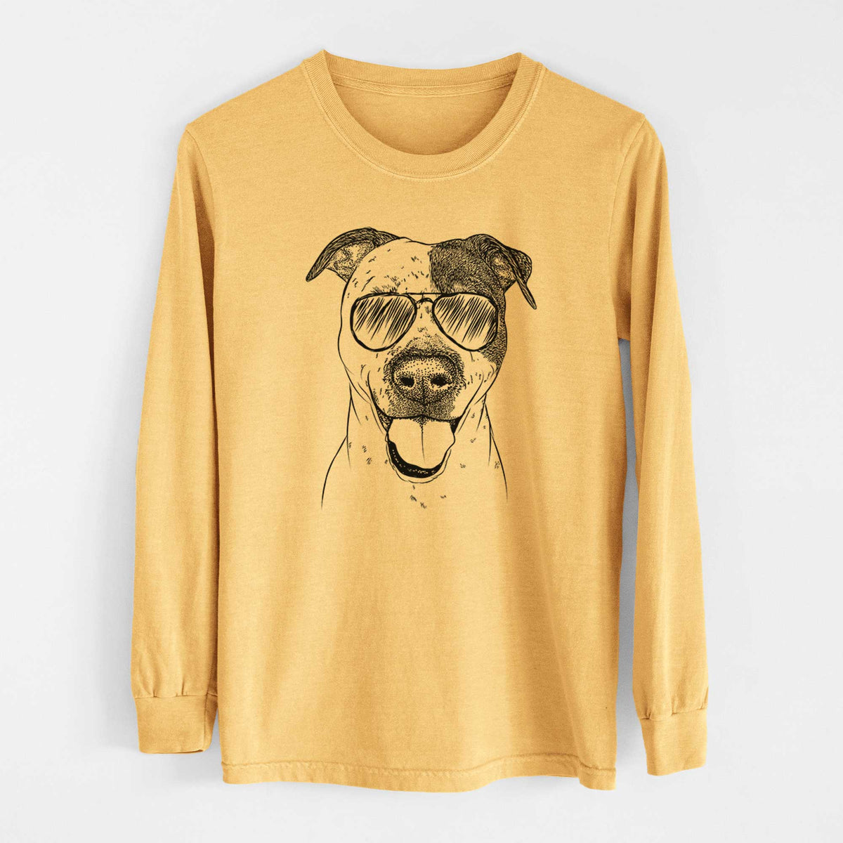Aviators Simon the Mixed Breed - Heavyweight 100% Cotton Long Sleeve