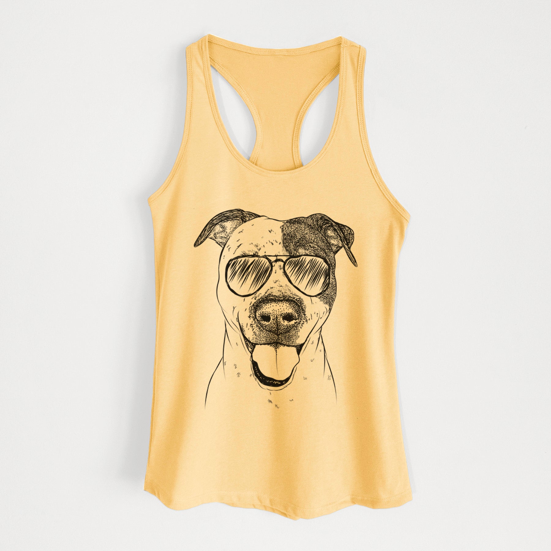 Simon the Mixed Breed - Women's Racerback Tanktop