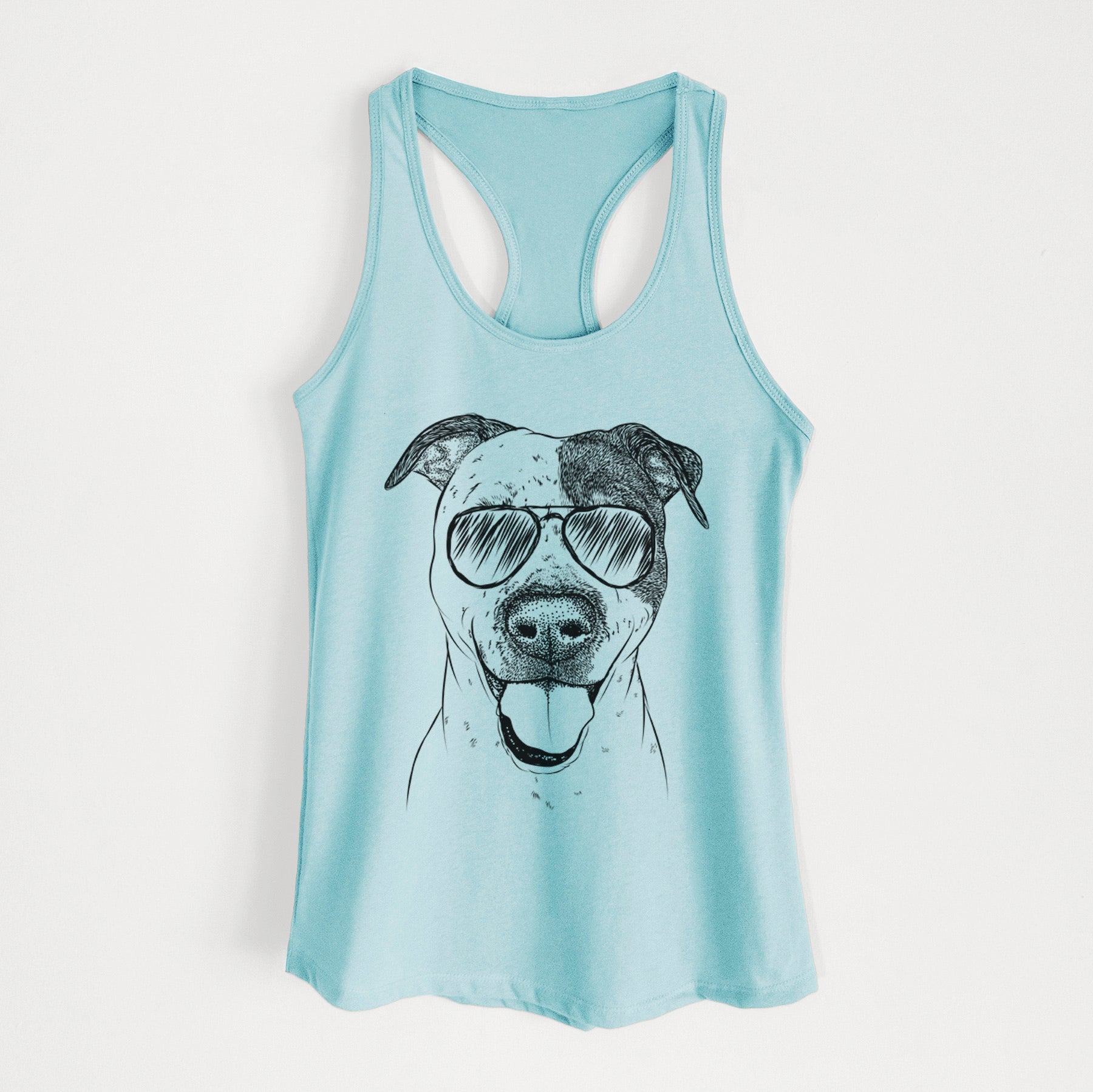 Simon the Mixed Breed - Women's Racerback Tanktop