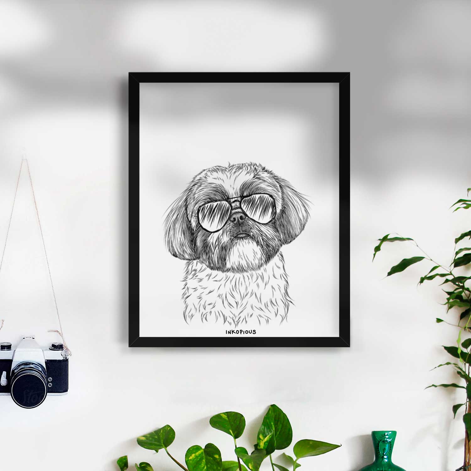 Simon the Shih Tzu Art Print