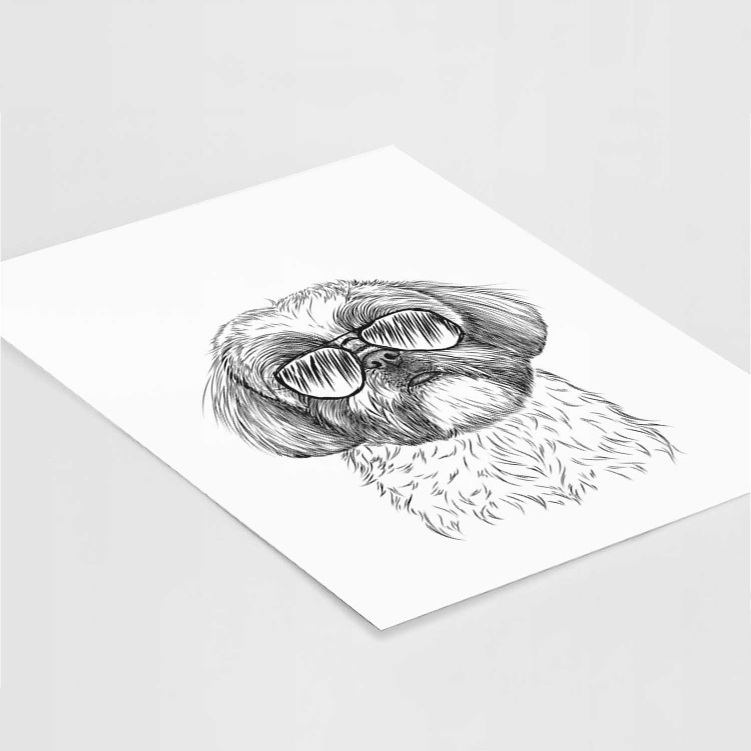 Simon the Shih Tzu Art Print