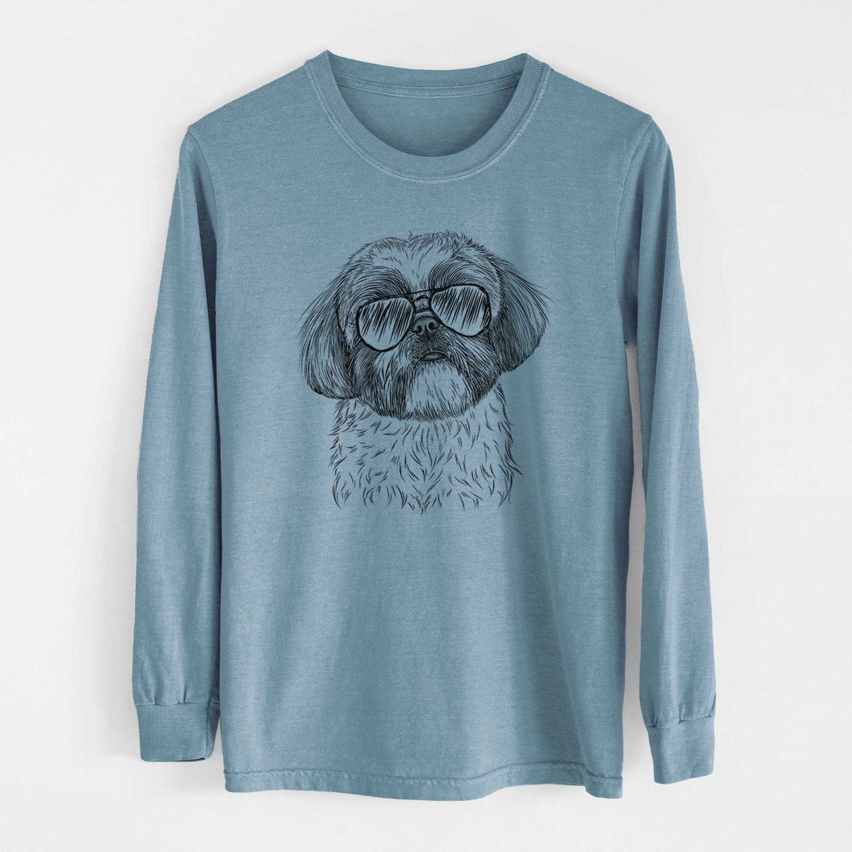 Aviators Simon the Shih Tzu - Heavyweight 100% Cotton Long Sleeve