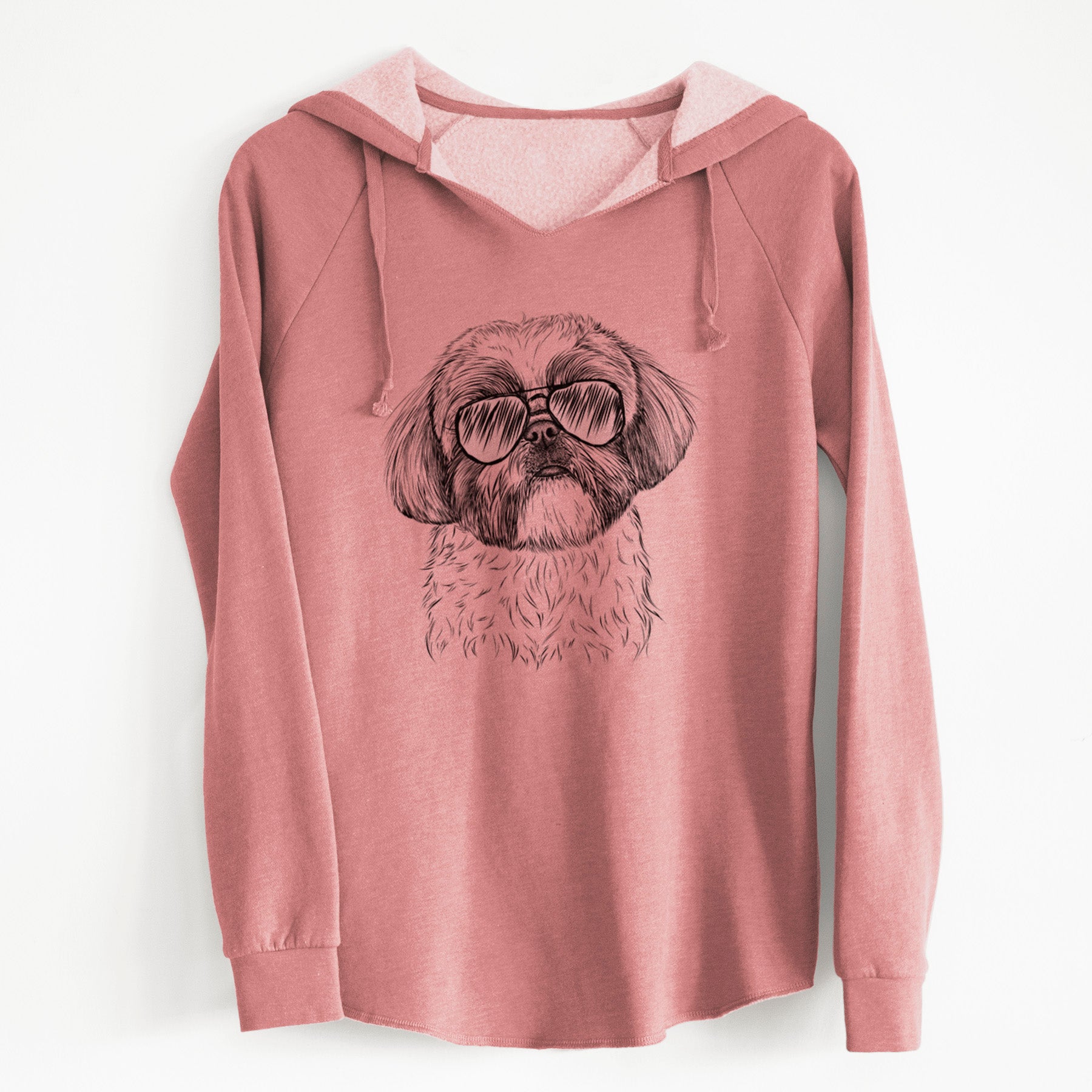 Aviator Simon the Shih Tzu - Cali Wave Hooded Sweatshirt