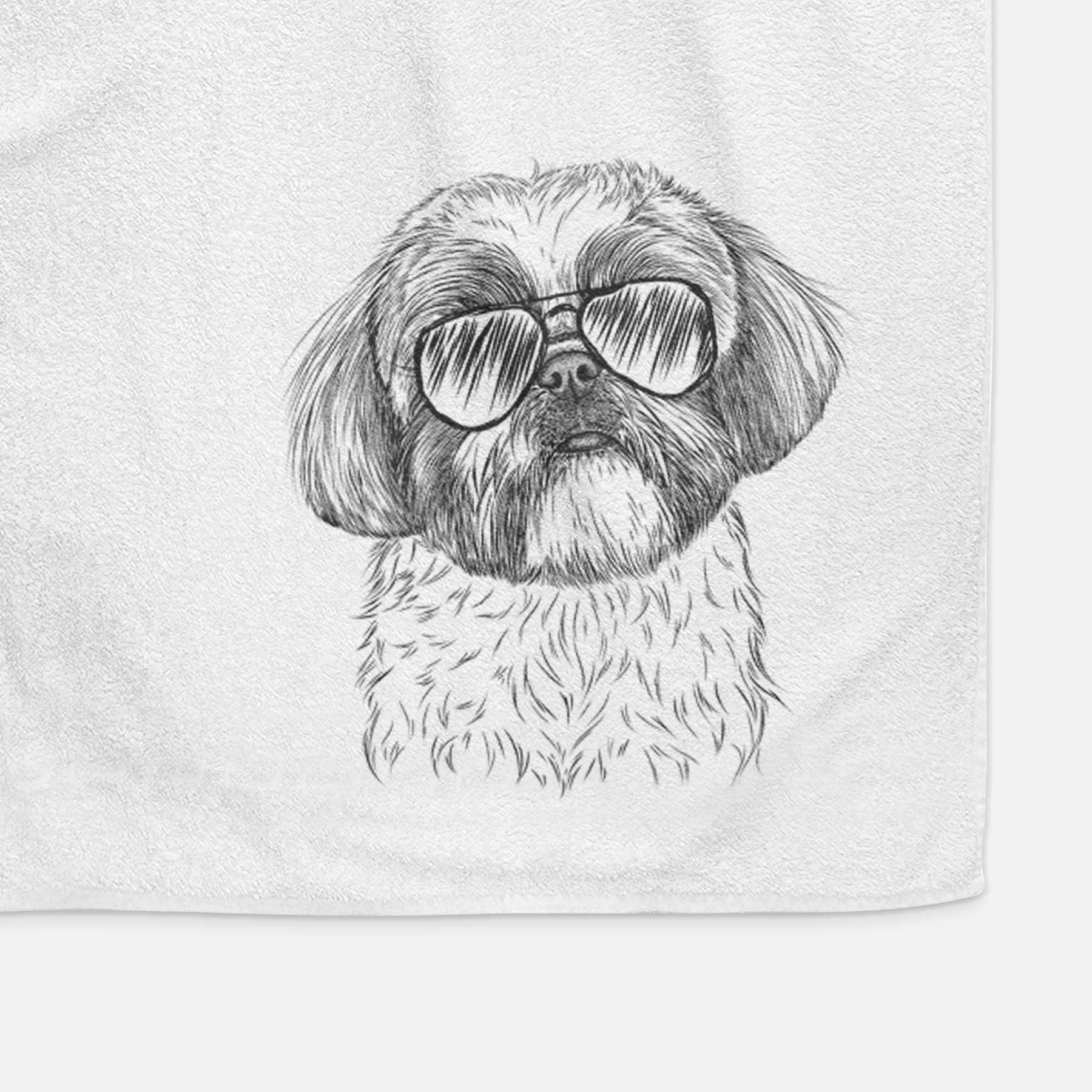 Simon the Shih Tzu Decorative Hand Towel