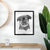 Simone the Brussels Griffon Art Print