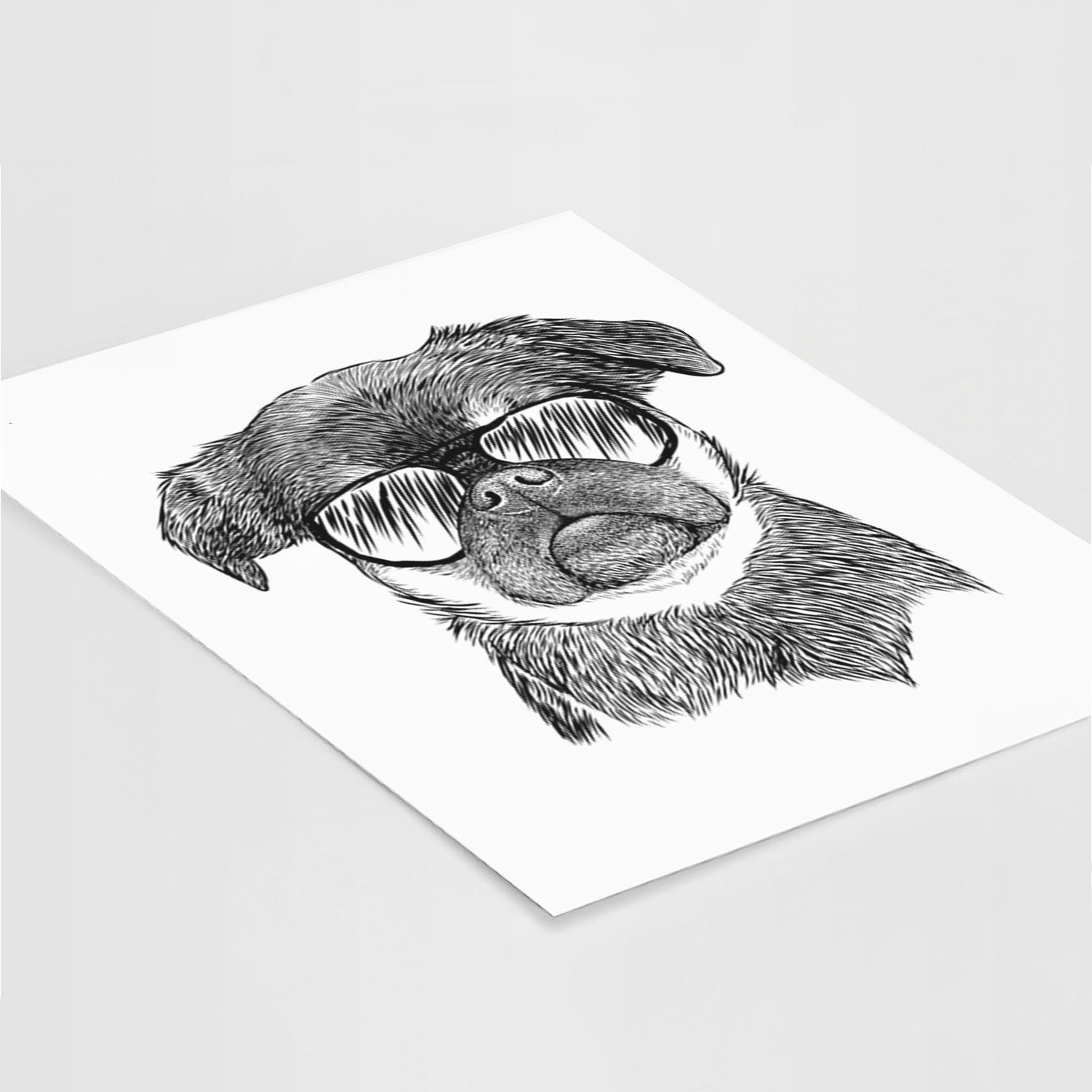 Simone the Brussels Griffon Art Print