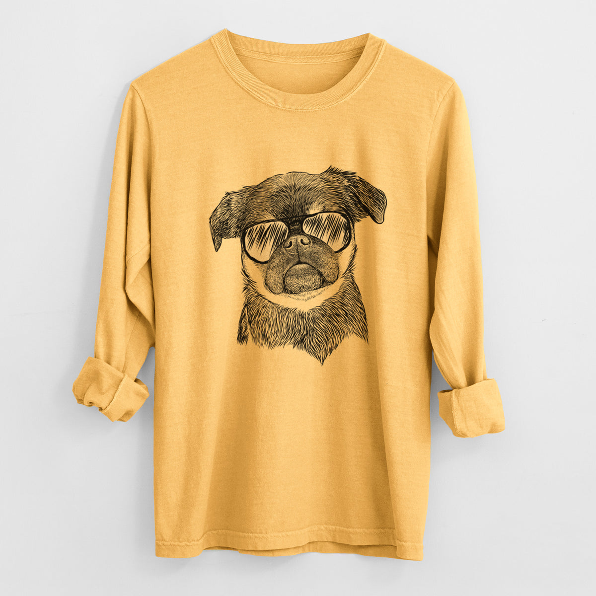 Aviators Simone the Brussels Griffon - Heavyweight 100% Cotton Long Sleeve
