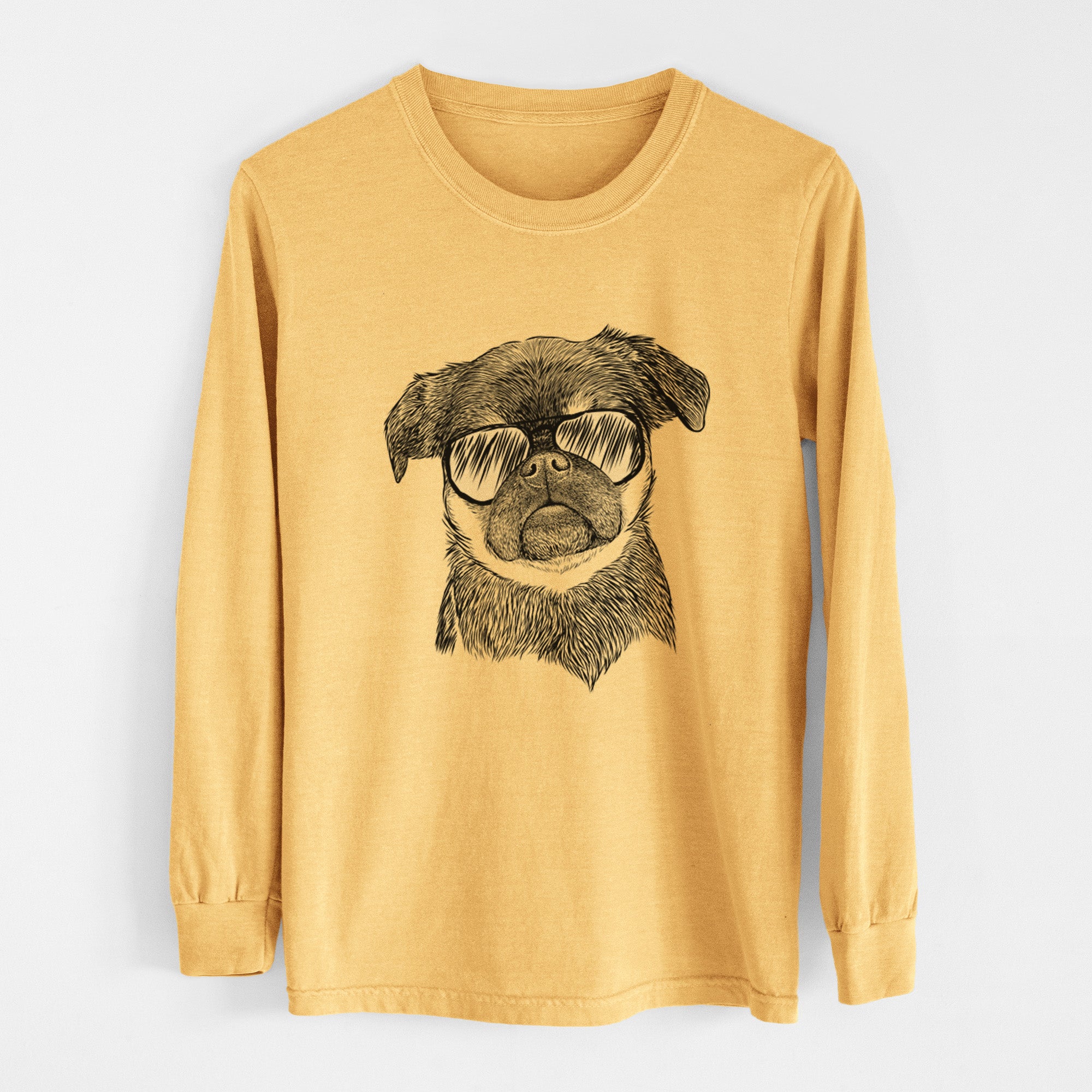 Aviators Simone the Brussels Griffon - Heavyweight 100% Cotton Long Sleeve