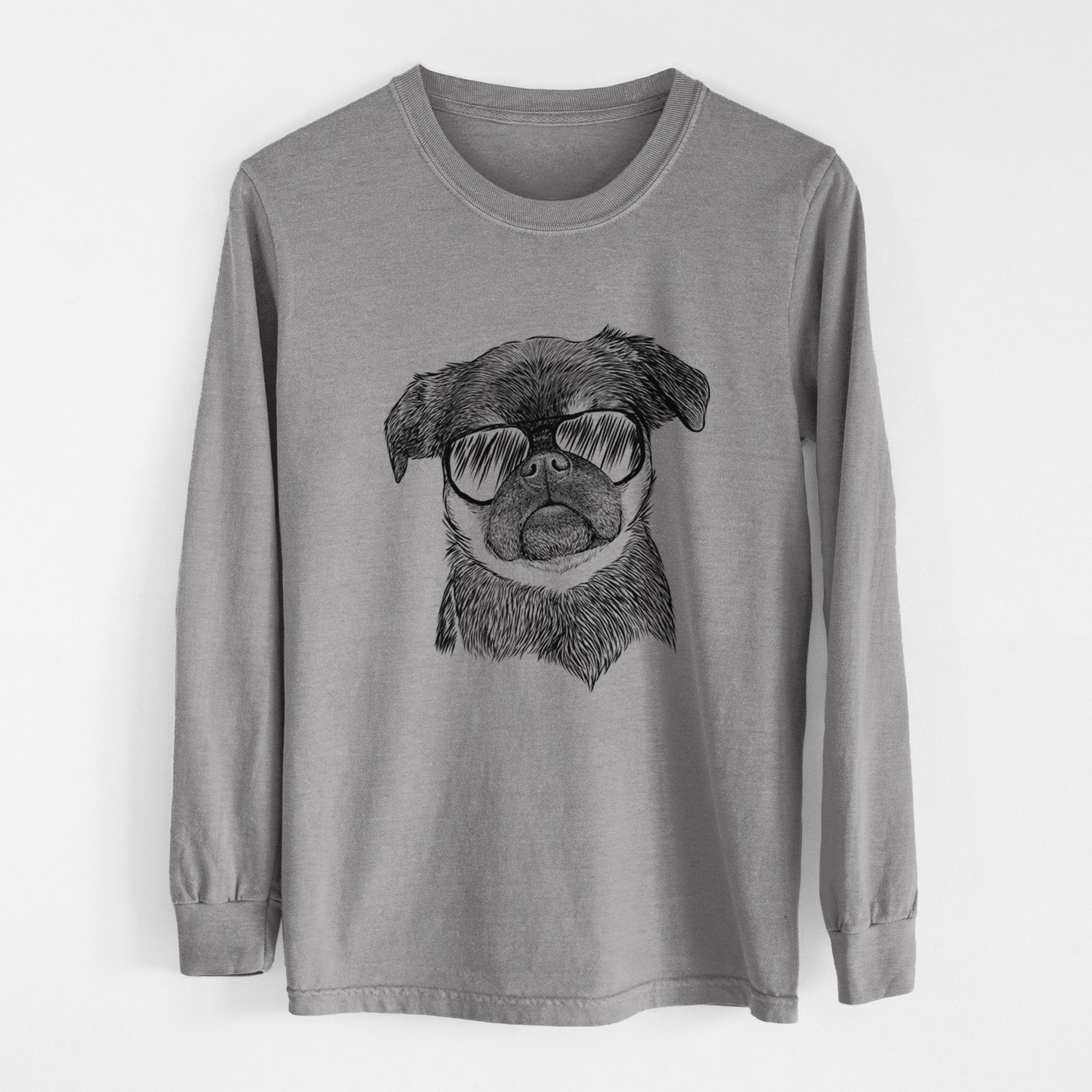 Aviators Simone the Brussels Griffon - Heavyweight 100% Cotton Long Sleeve