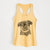 Simone the Brussels Griffon - Women's Racerback Tanktop