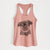 Simone the Brussels Griffon - Women's Racerback Tanktop