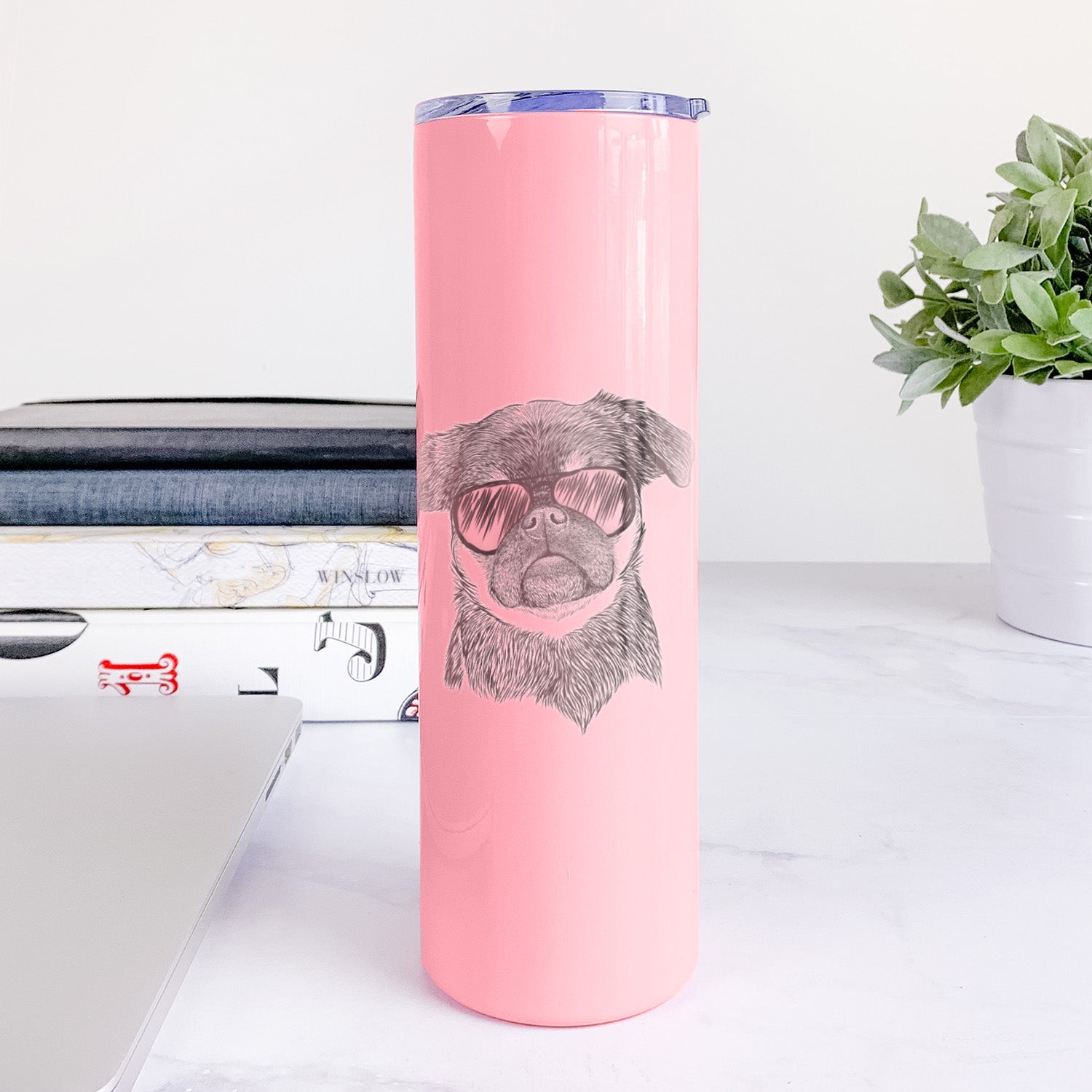 Simone the Brussels Griffon - 20oz Skinny Tumbler