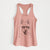 Sinatra  the Siberian Husky - Women's Racerback Tanktop