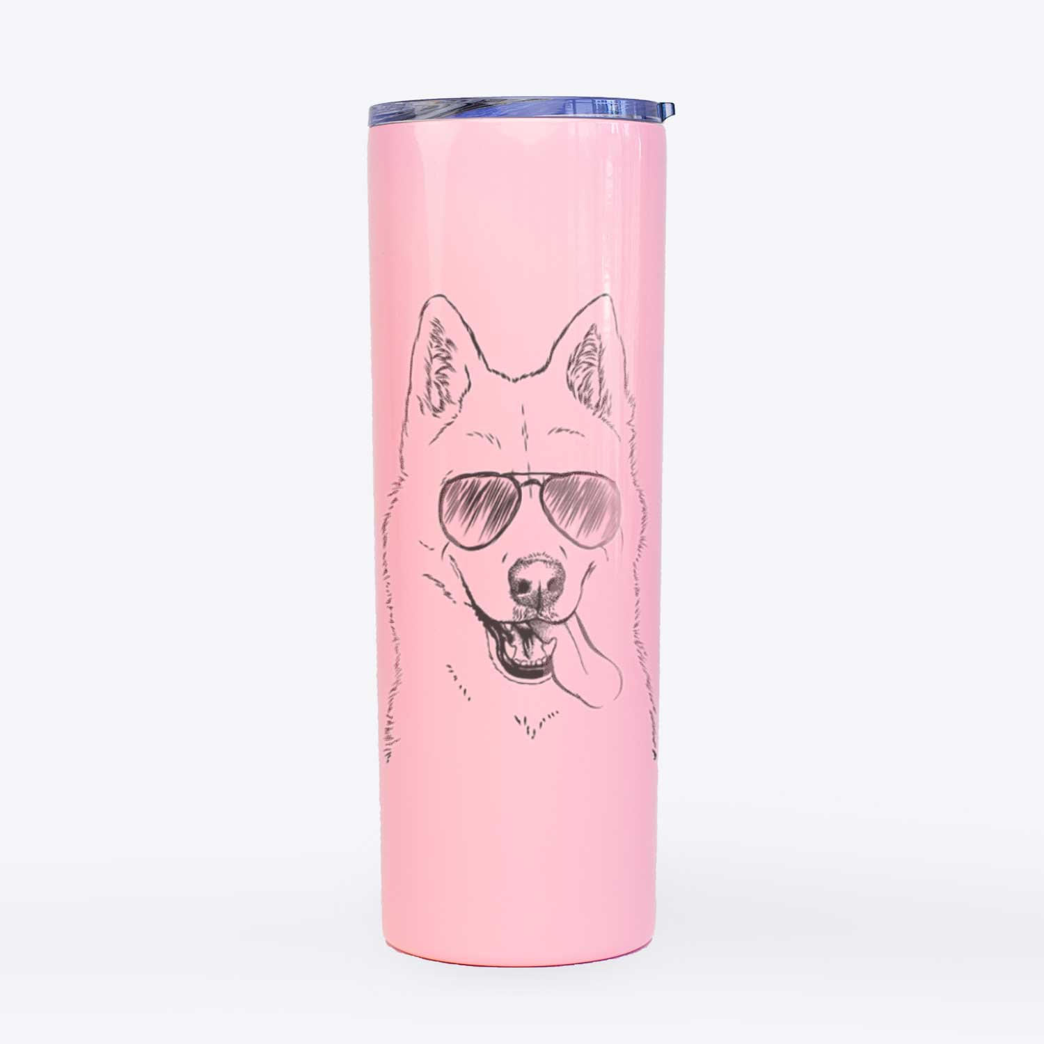 Sinatra  the Siberian Husky - 20oz Skinny Tumbler