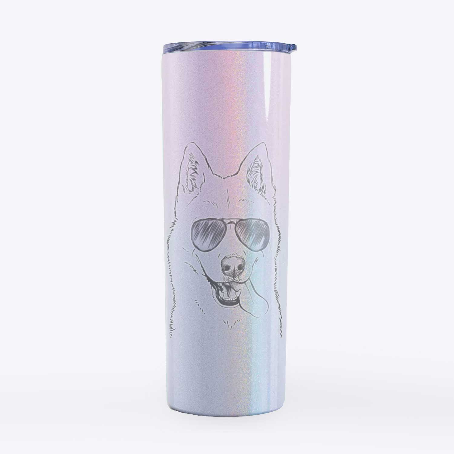 Sinatra  the Siberian Husky - 20oz Skinny Tumbler