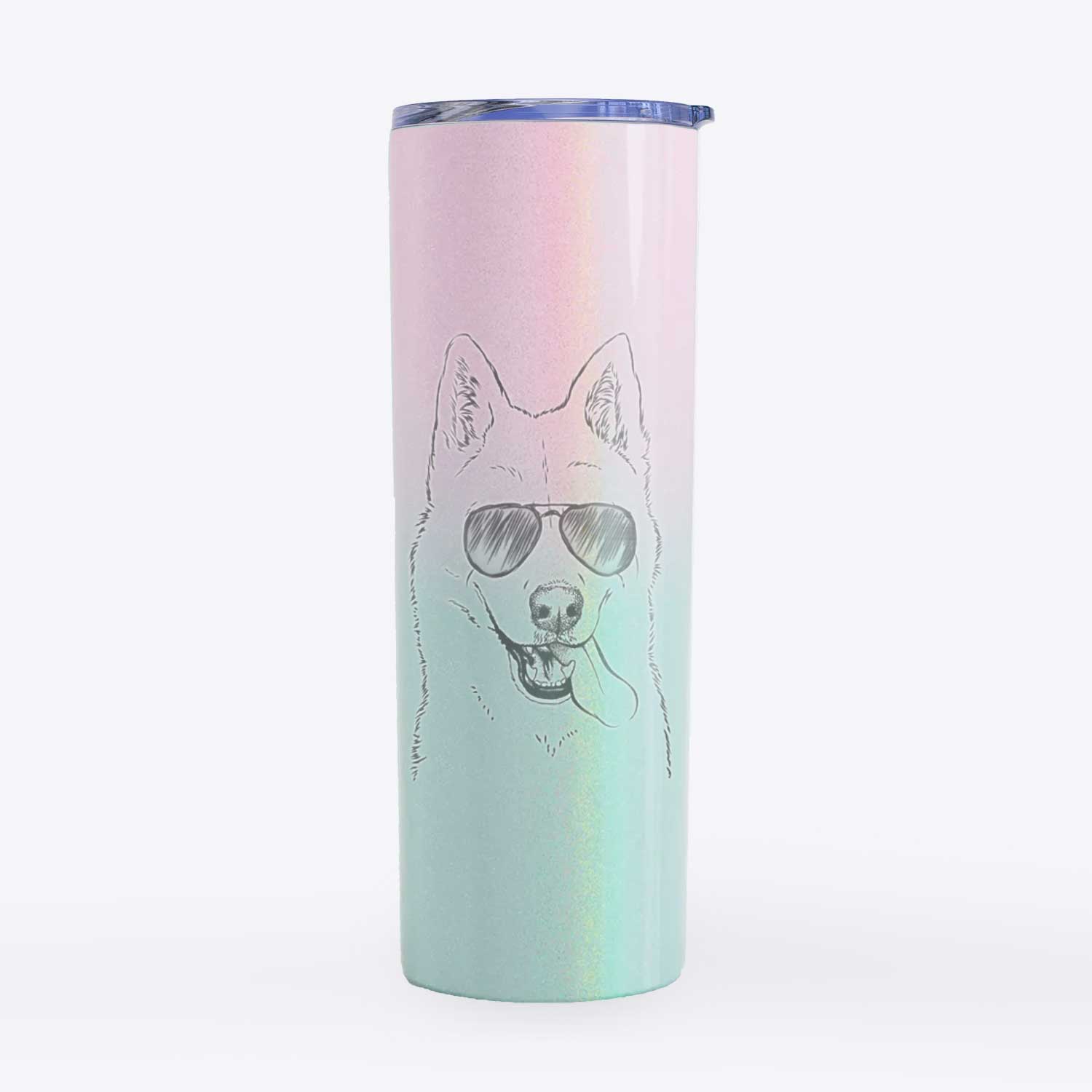 Sinatra  the Siberian Husky - 20oz Skinny Tumbler