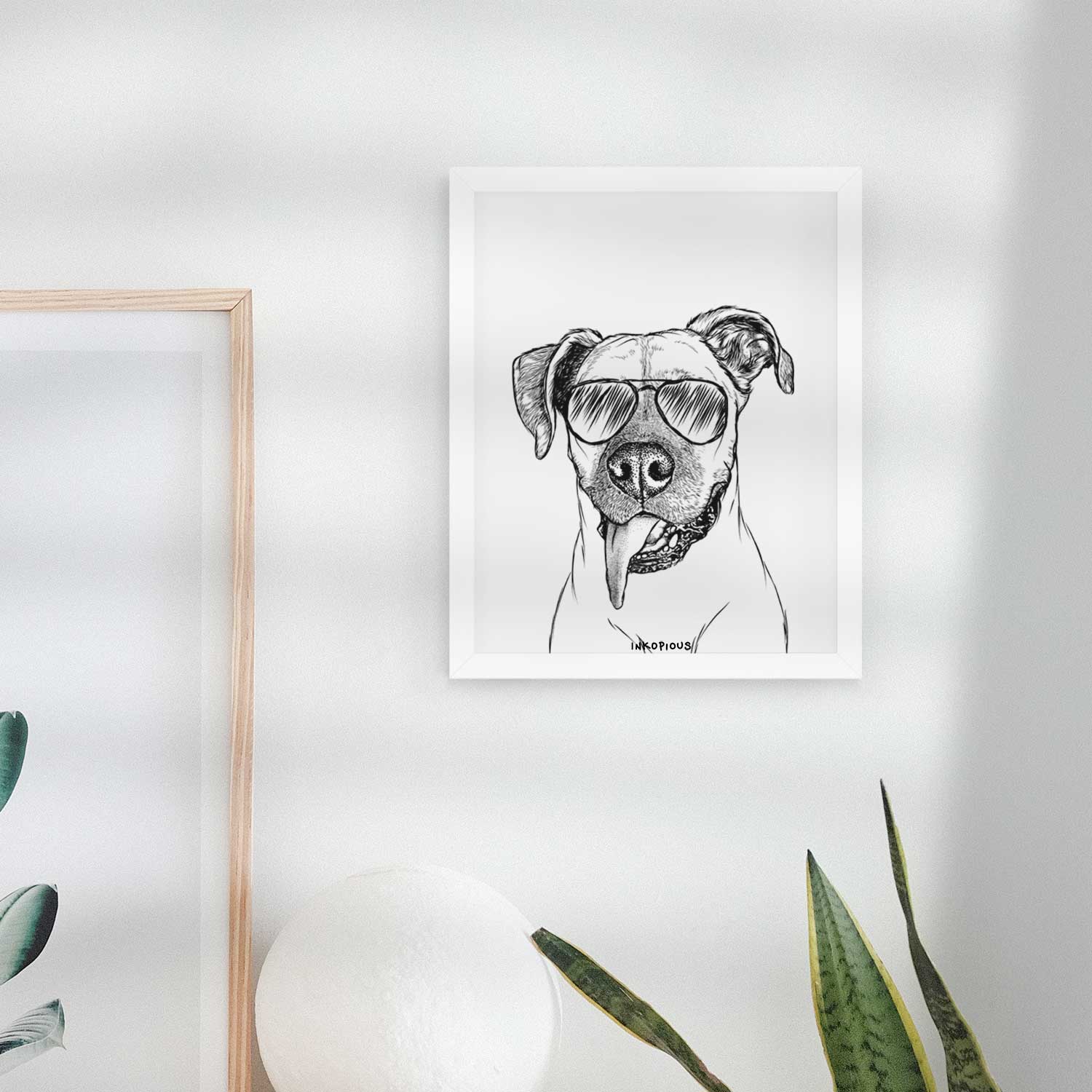 Sir Jake the Boxer Art Print