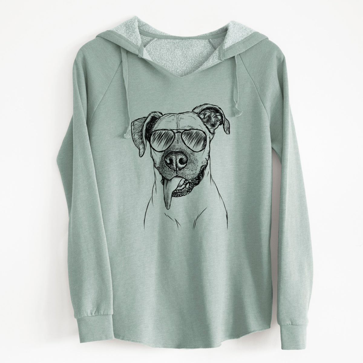 Aviator Sir Jake the Boxer - Cali Wave Hooded Sweatshirt