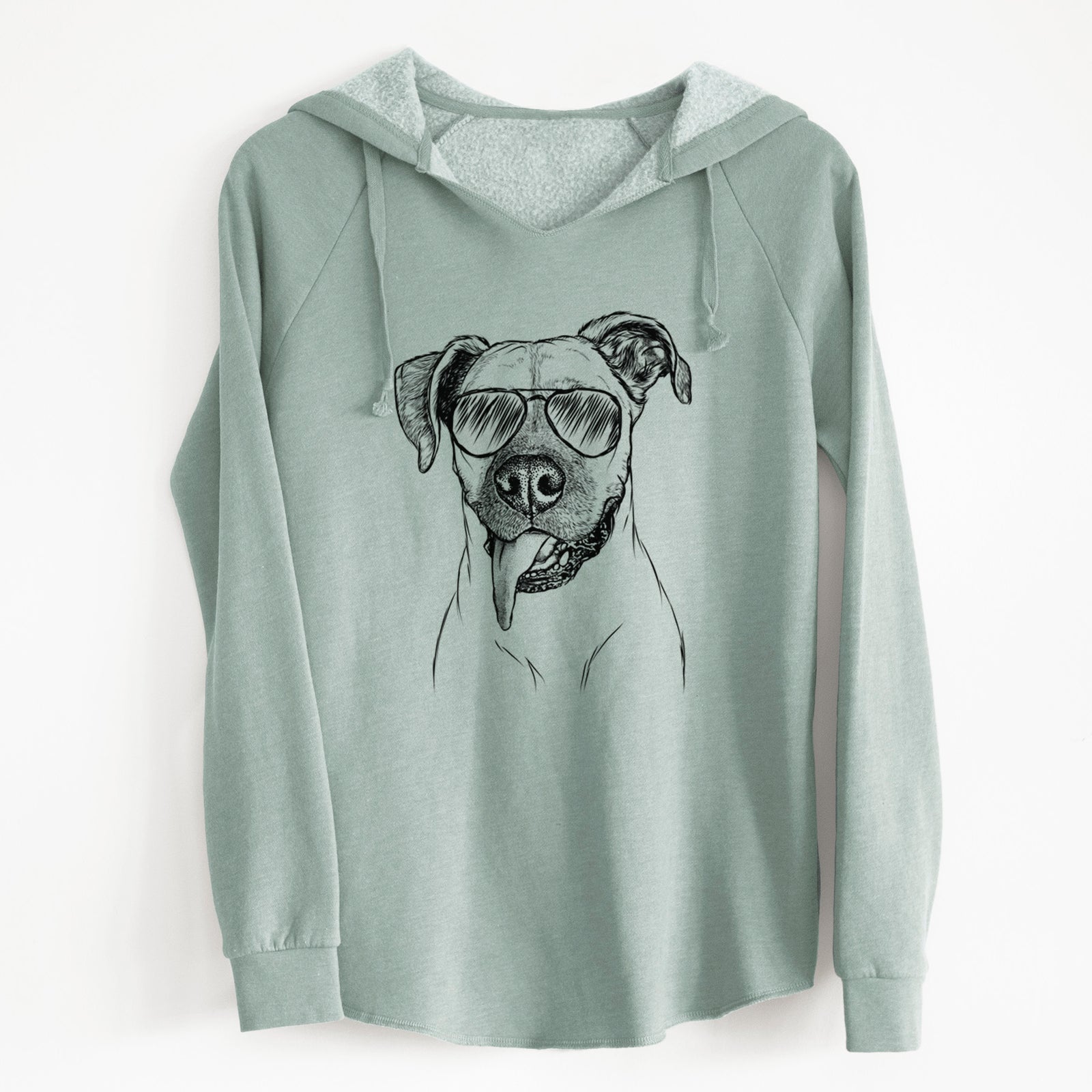 Aviator Sir Jake the Boxer - Cali Wave Hooded Sweatshirt