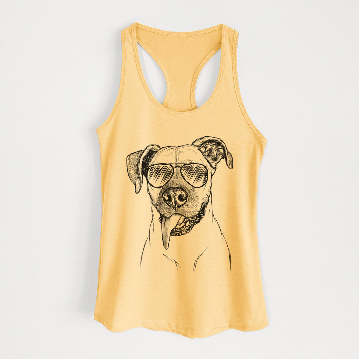 Sir Jake the Boxer - Women's Racerback Tanktop