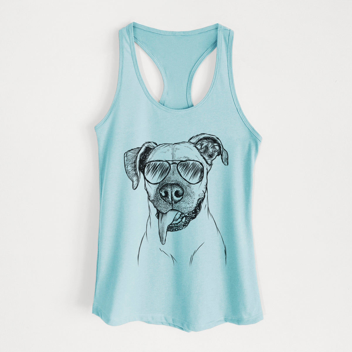 Sir Jake the Boxer - Women's Racerback Tanktop