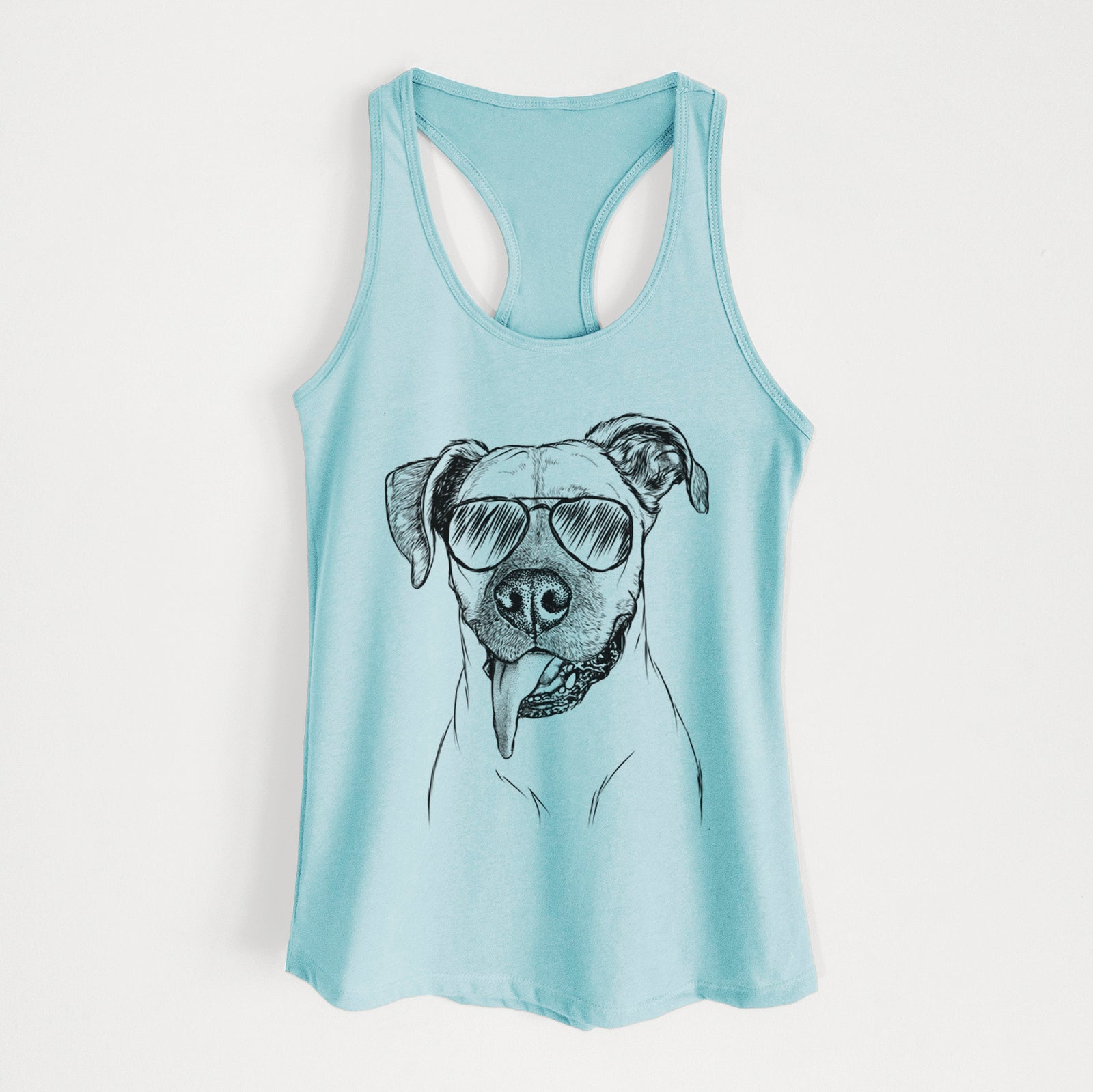Sir Jake the Boxer - Women's Racerback Tanktop
