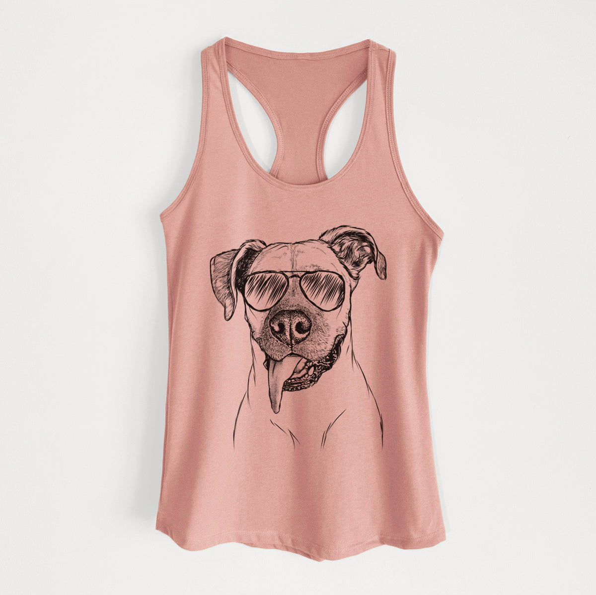 Sir Jake the Boxer - Women's Racerback Tanktop
