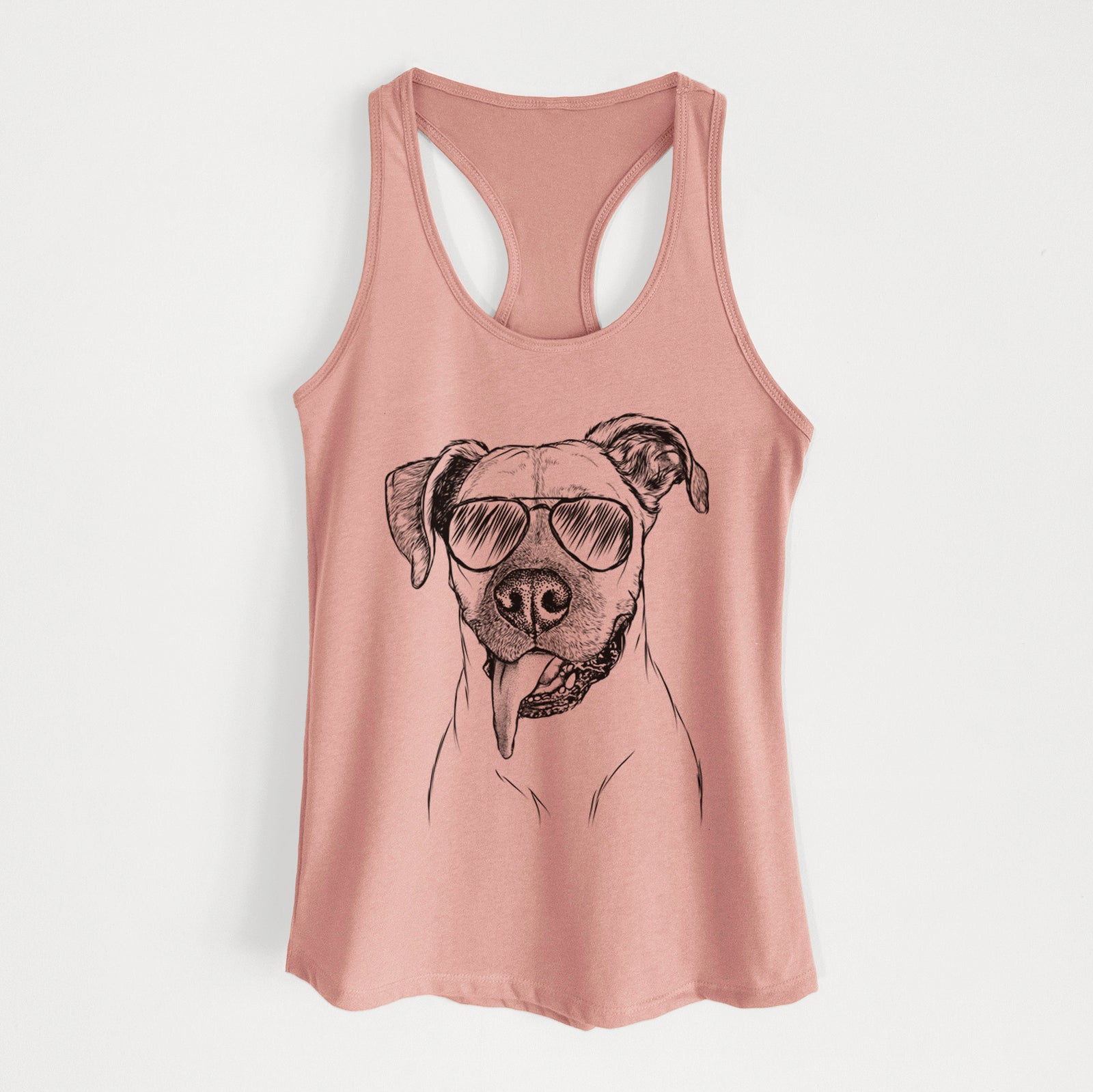 Sir Jake the Boxer - Women's Racerback Tanktop
