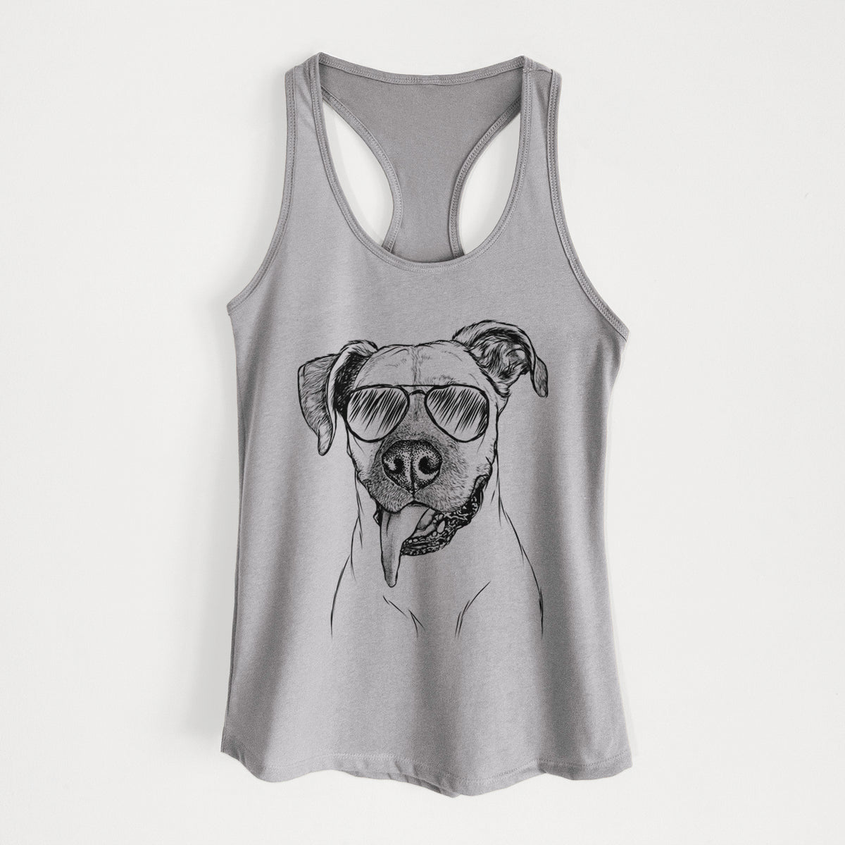 Sir Jake the Boxer - Women's Racerback Tanktop