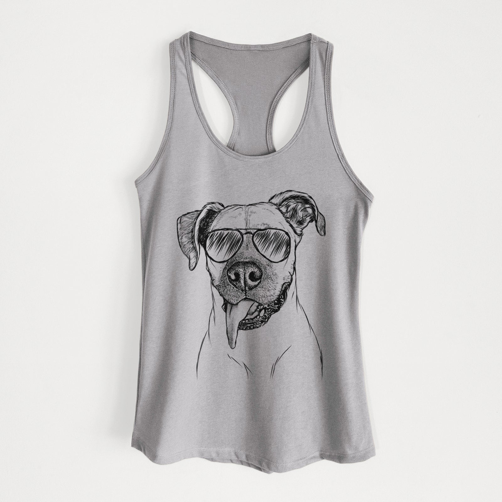 Sir Jake the Boxer - Women's Racerback Tanktop