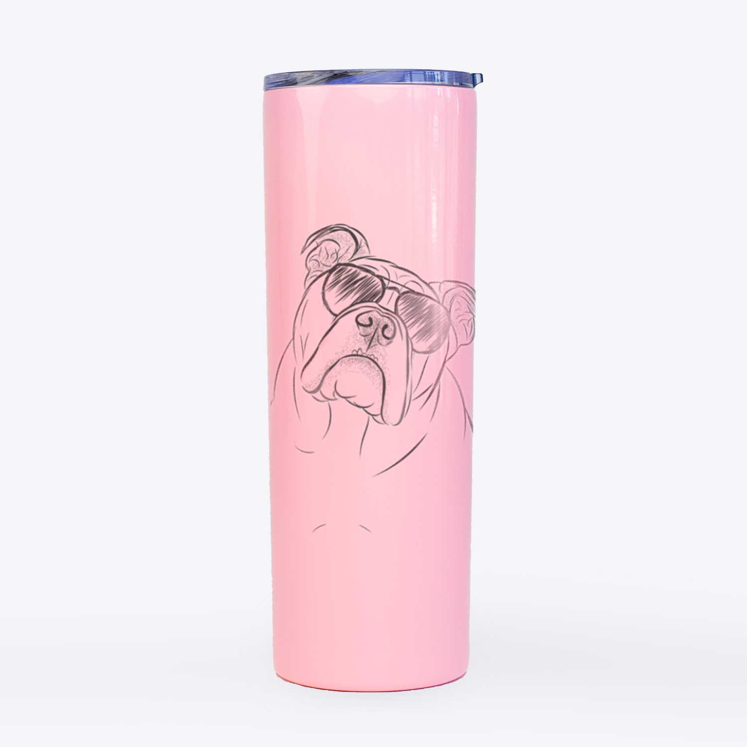 Sir Louis the English Bulldog - 20oz Skinny Tumbler