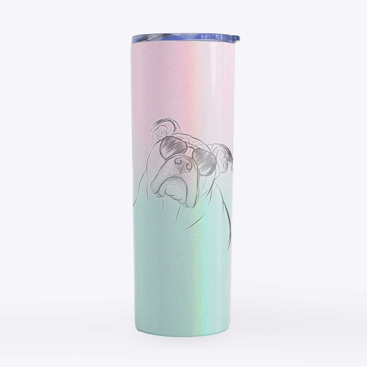 Sir Louis the English Bulldog - 20oz Skinny Tumbler