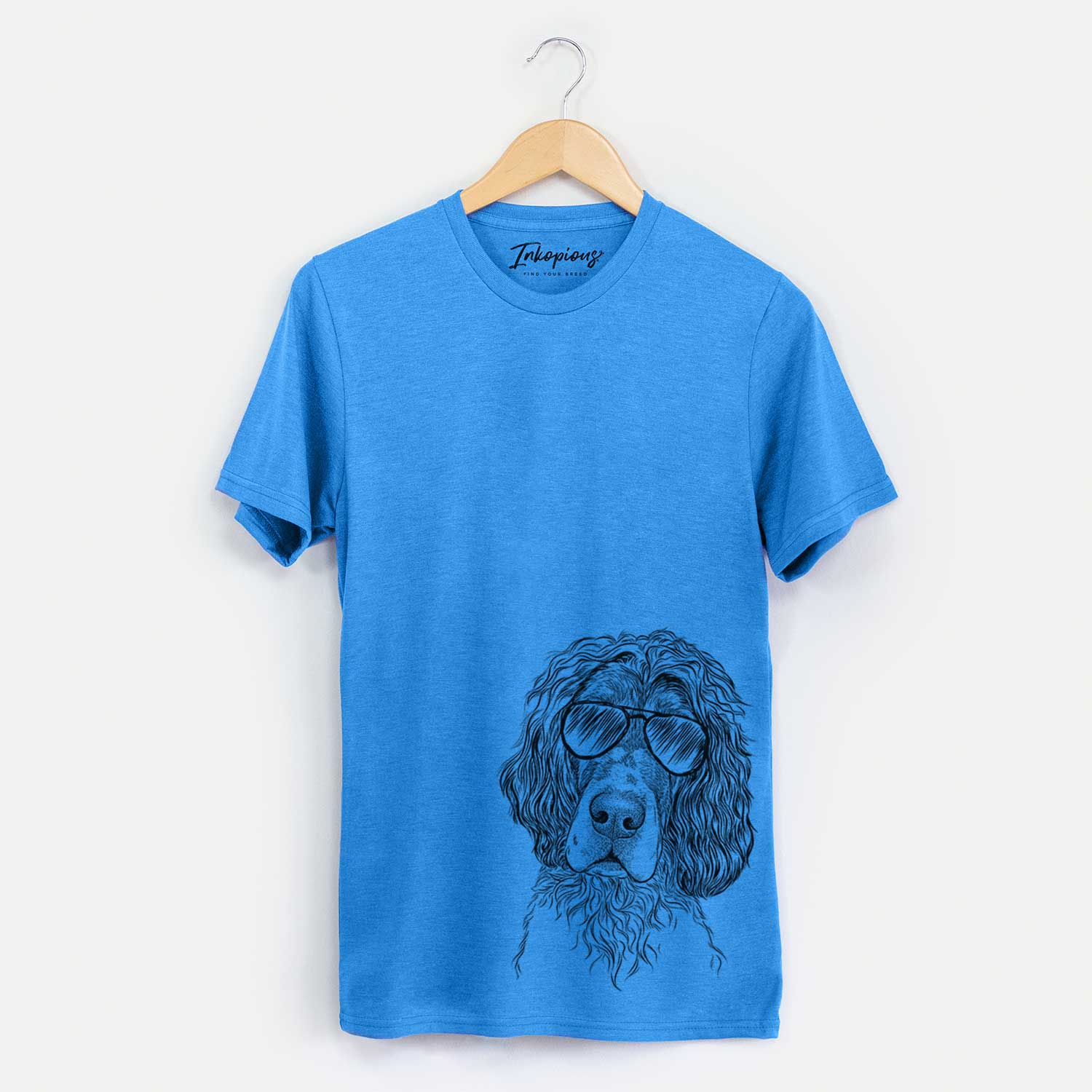 Aviator Sir Rexford the Blue Belton English Setter - Unisex Crewneck