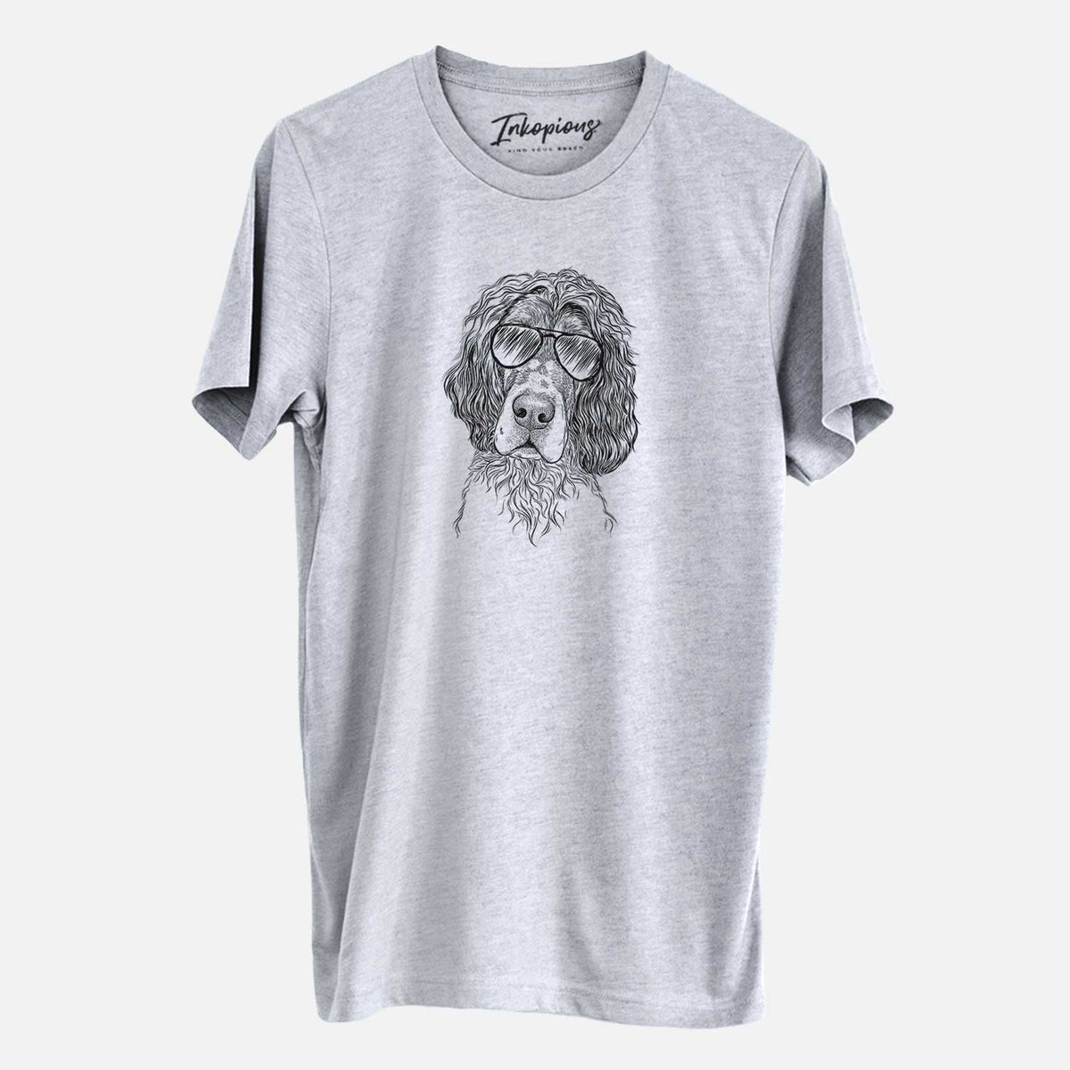 Aviator Sir Rexford the Blue Belton English Setter - Unisex Crewneck