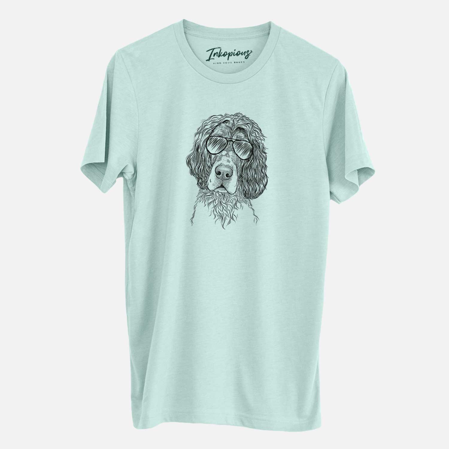 Aviator Sir Rexford the Blue Belton English Setter - Unisex Crewneck