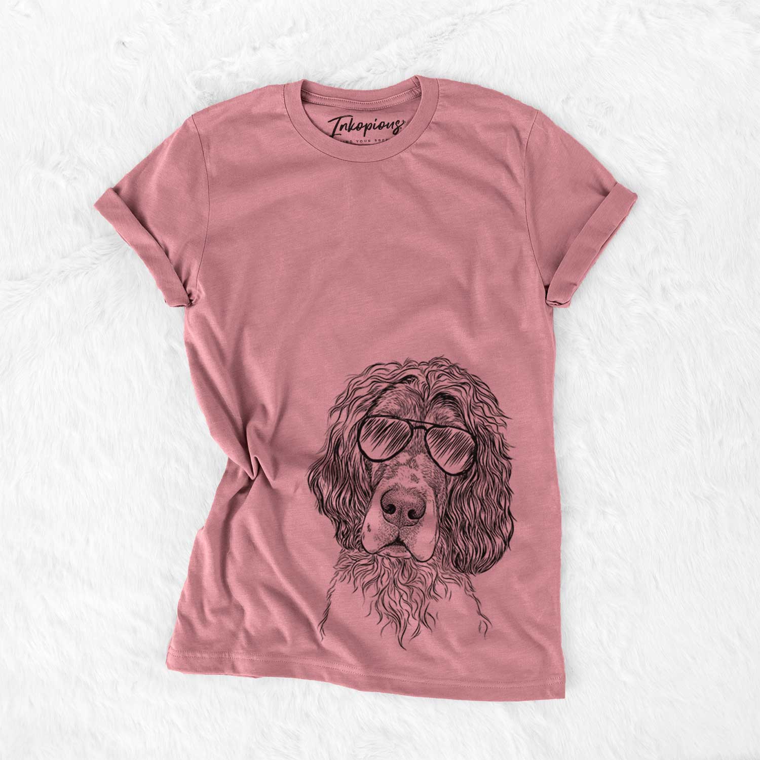 Aviator Sir Rexford the Blue Belton English Setter - Unisex Crewneck